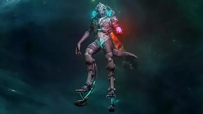 Alien 3D Creature for games and vfx