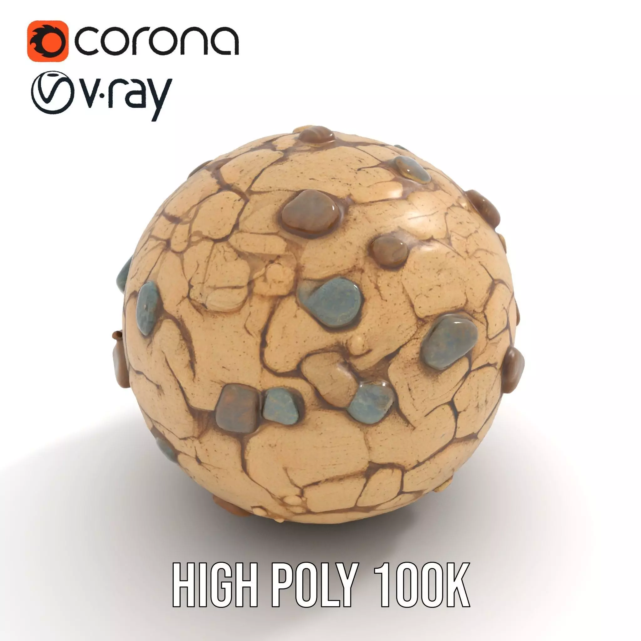 Cracked Earth Texture model pack Texture_17