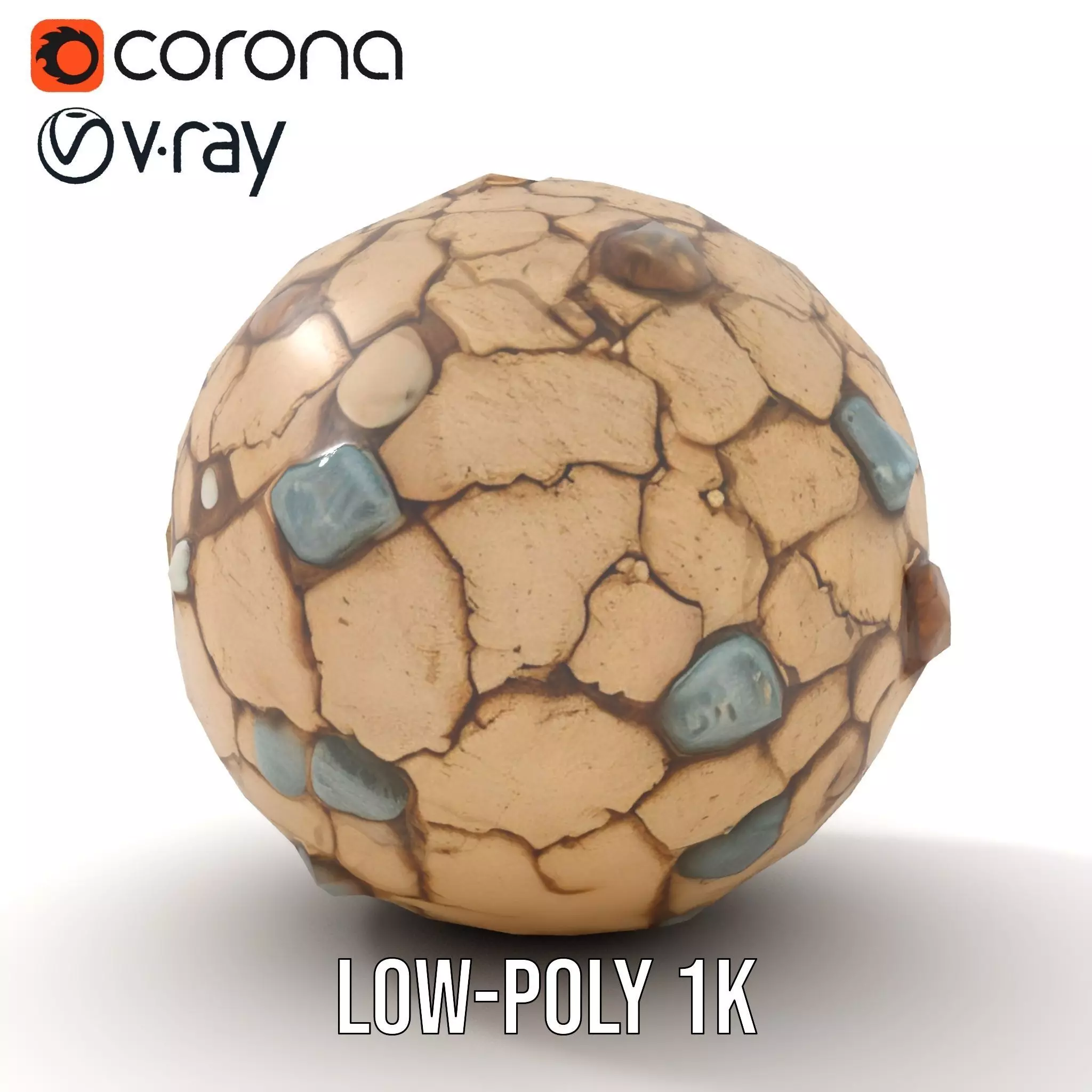 Cracked Earth Texture model pack Texture_12