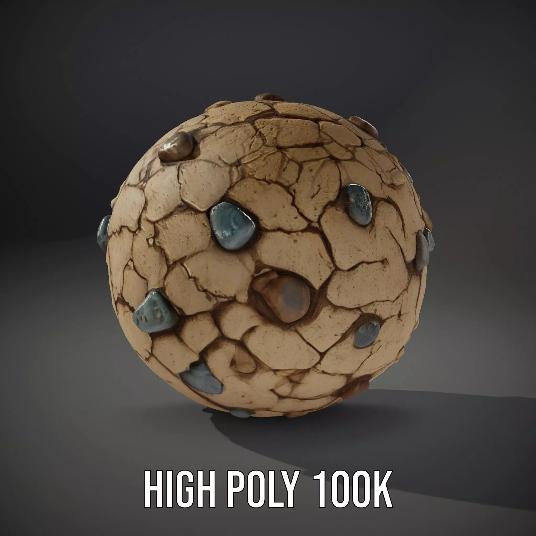 Cracked Earth Texture model pack Texture_10