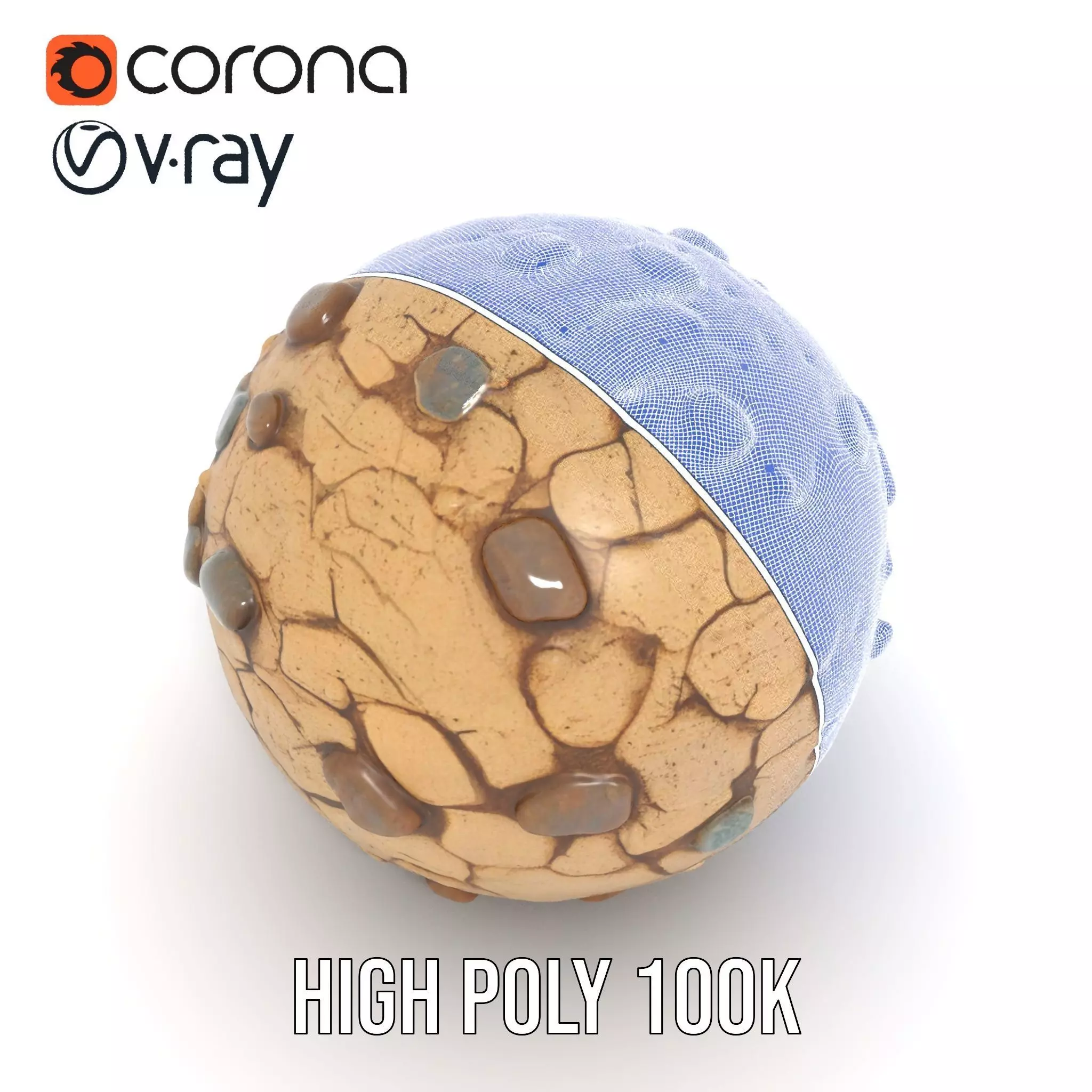 Cracked Earth Texture model pack Texture_31