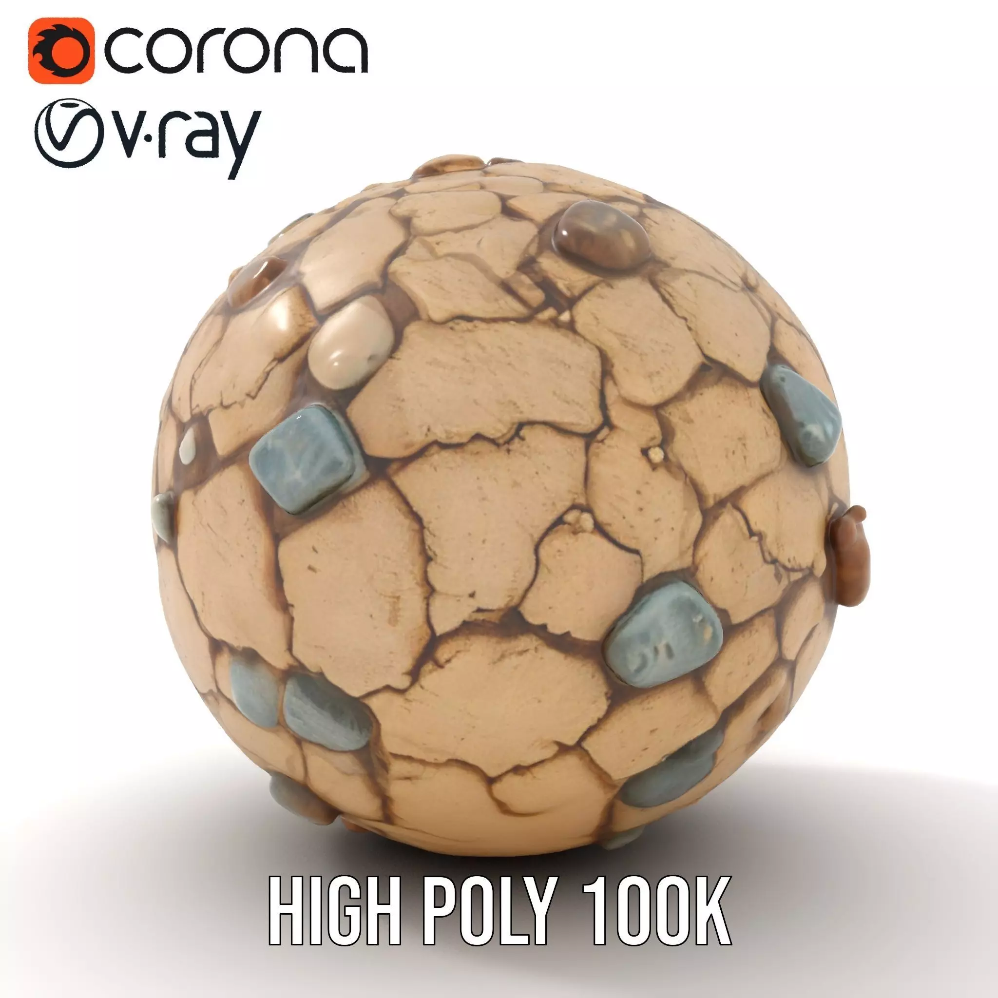 Cracked Earth Texture model pack Texture_28