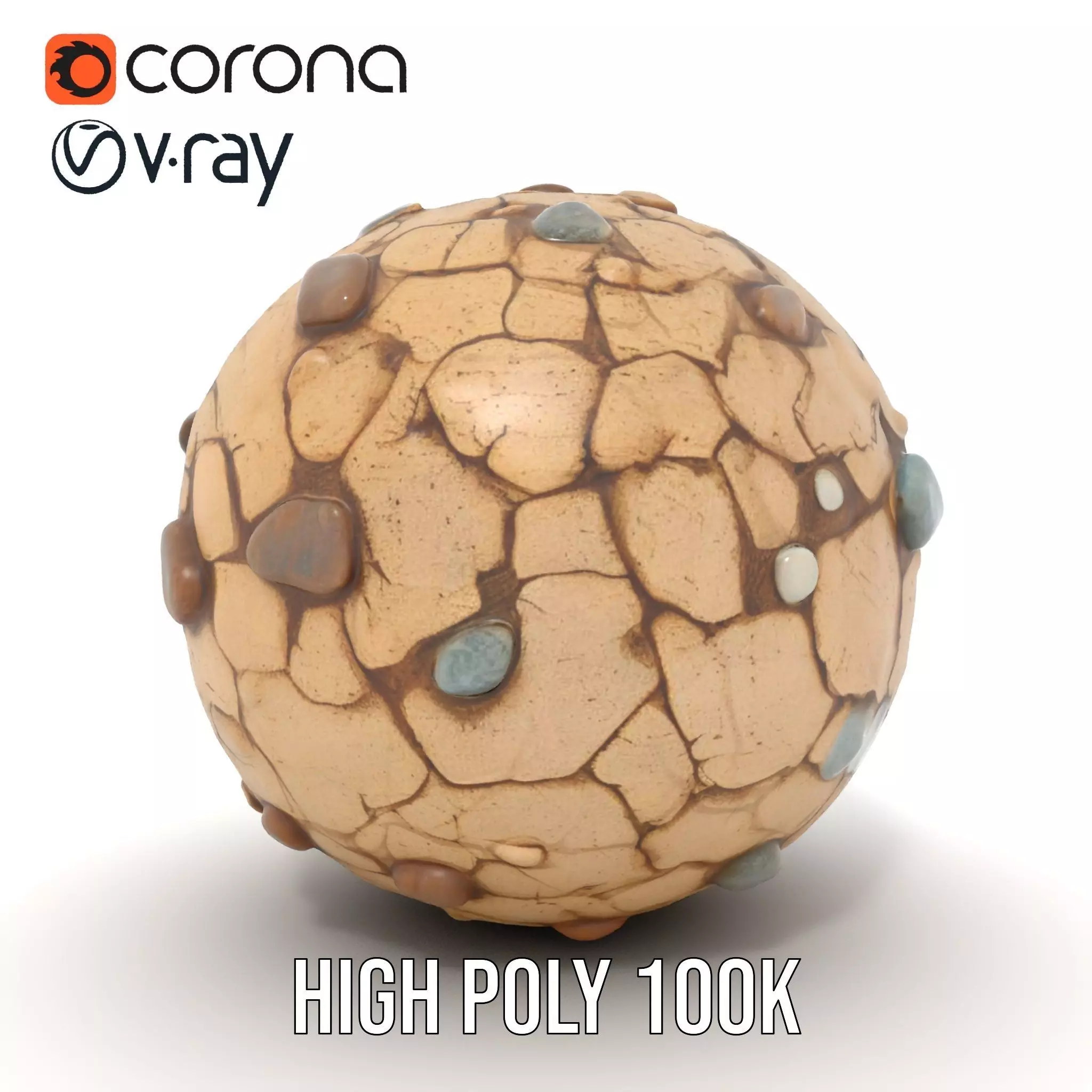 Cracked Earth Texture model pack Texture_25