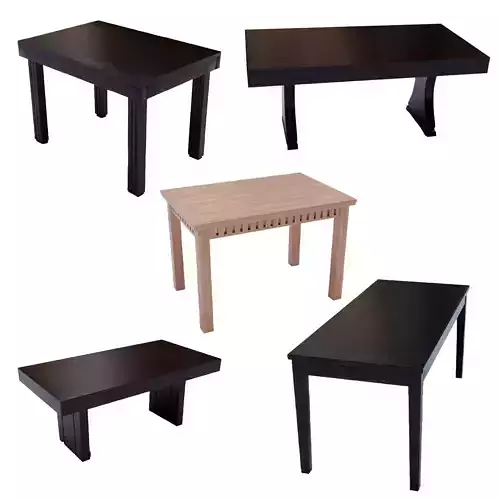 5 Dining Table Mini Pack - Unique Collection  Vol 4 