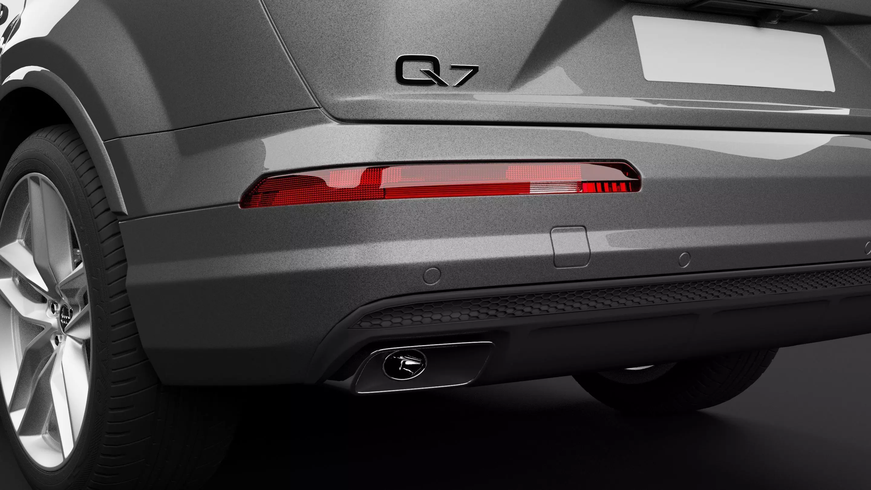 Audi Q7 Tfsi e Grey Medium 3D model_13