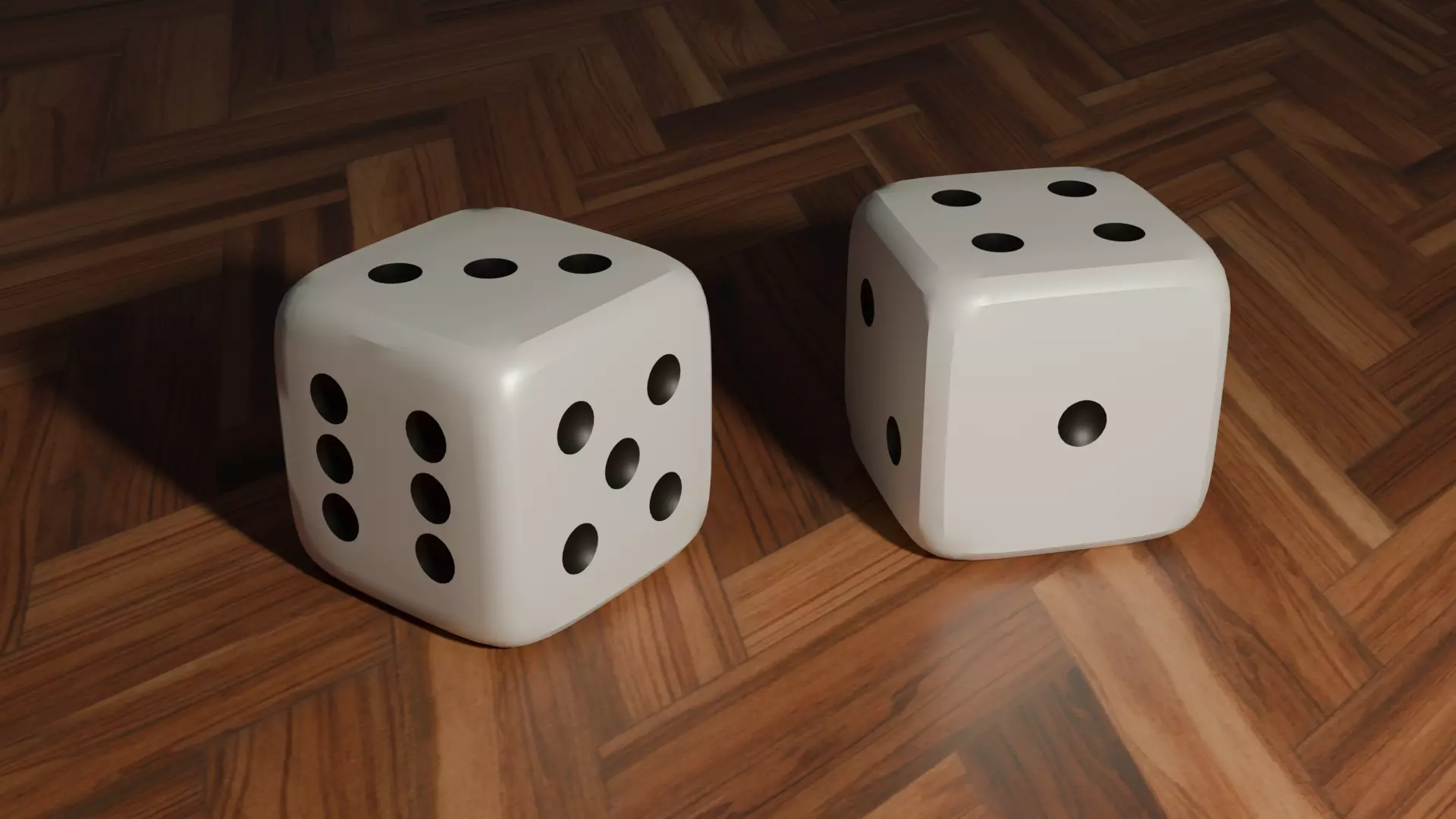 dice - 18mm Free low-poly 3D model_0