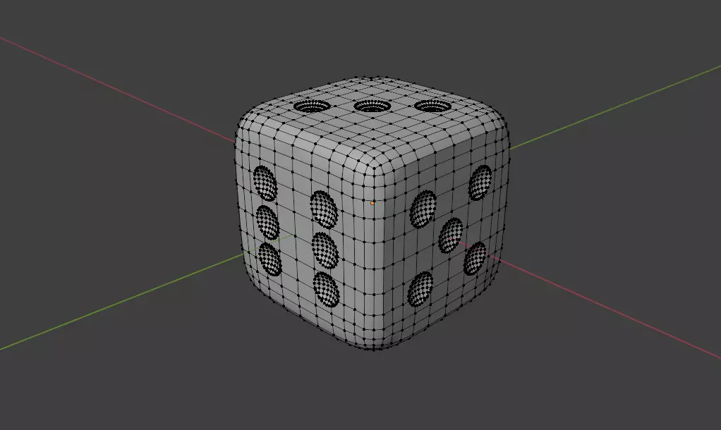 dice - 18mm Free low-poly 3D model_4