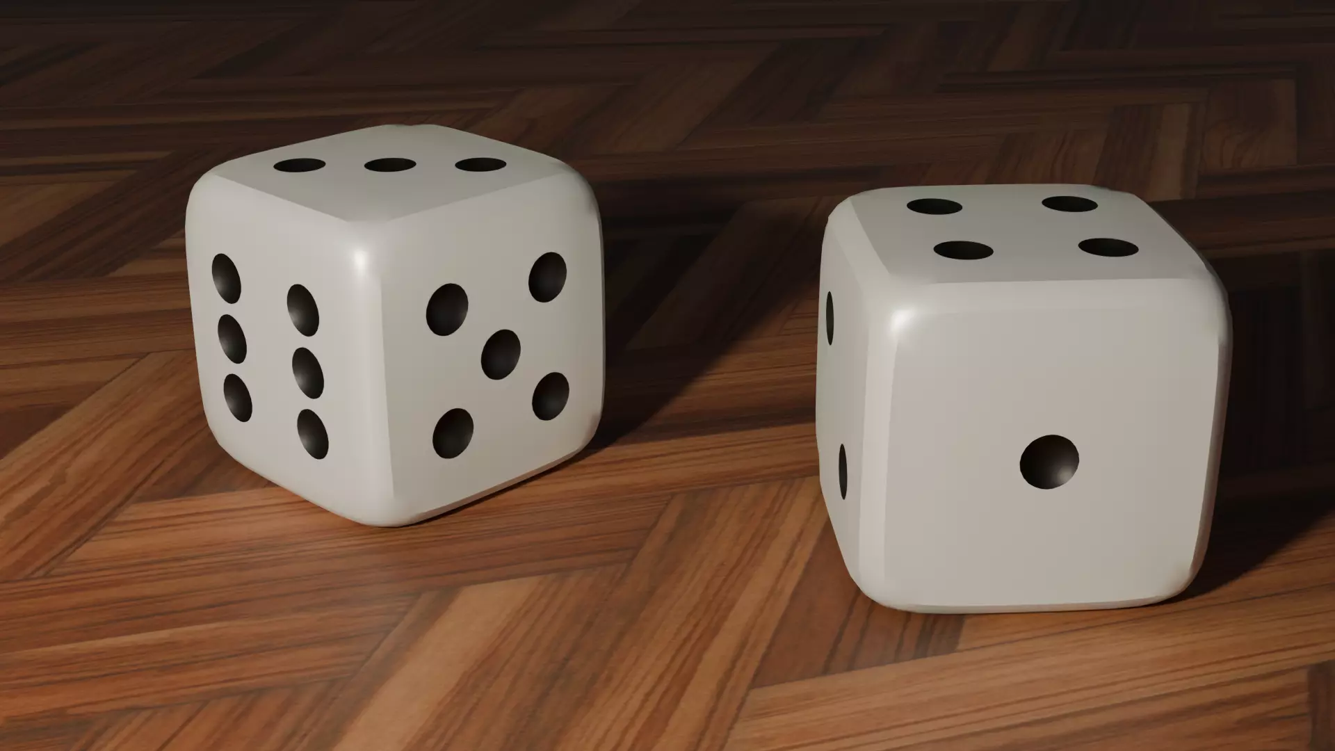 dice - 18mm Free low-poly 3D model_1