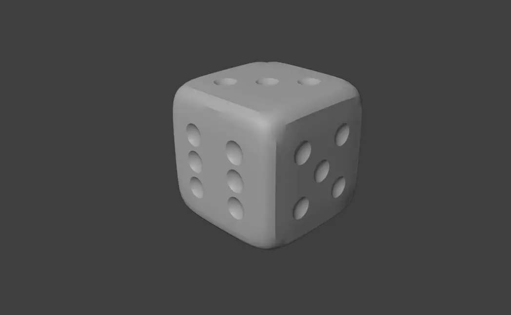 dice - 18mm Free low-poly 3D model_3