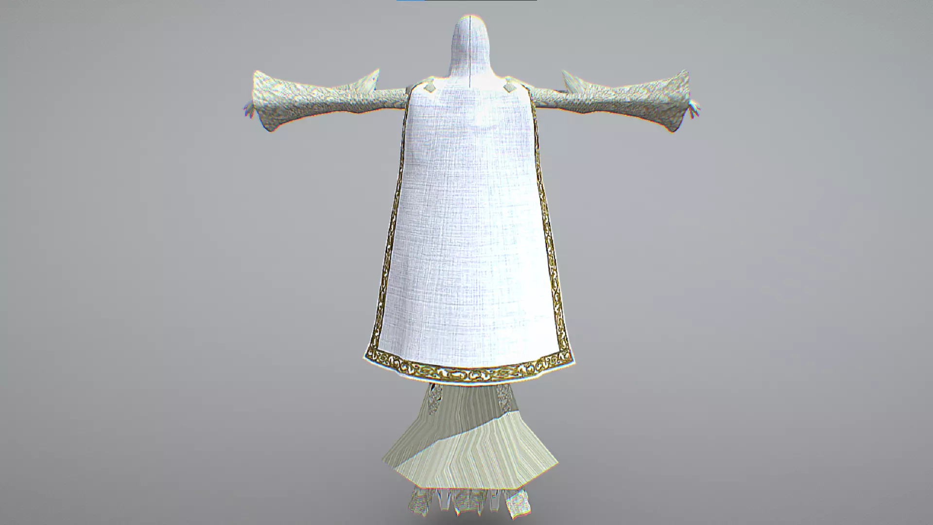 Bayonetta Cereza - The Nun Skin - Bayonetta 2 Low-poly 3D model_2