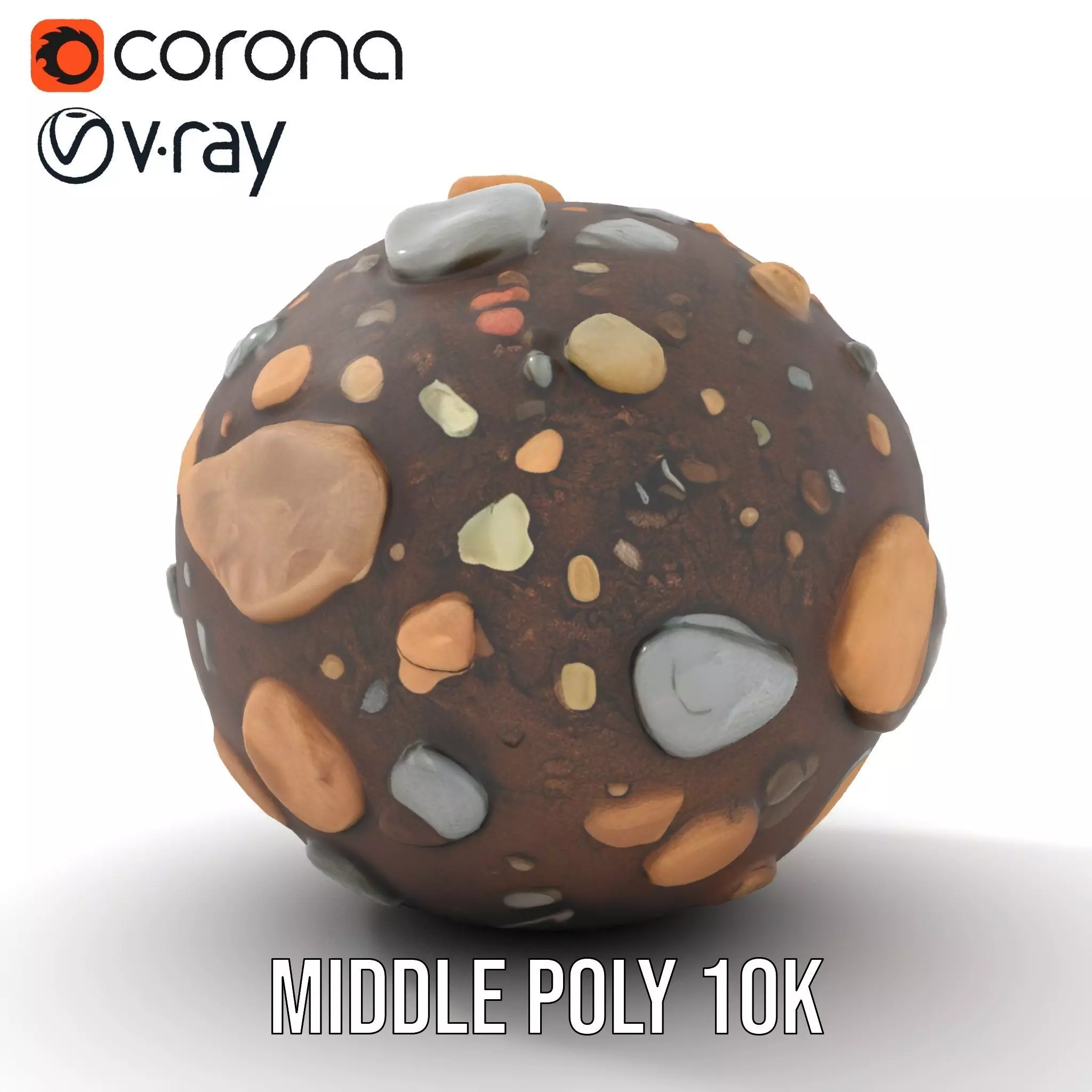 Rocky Terrain Sphere model pack Texture_18