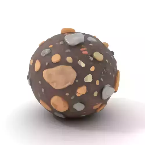 Rocky Terrain Sphere model pack Texture