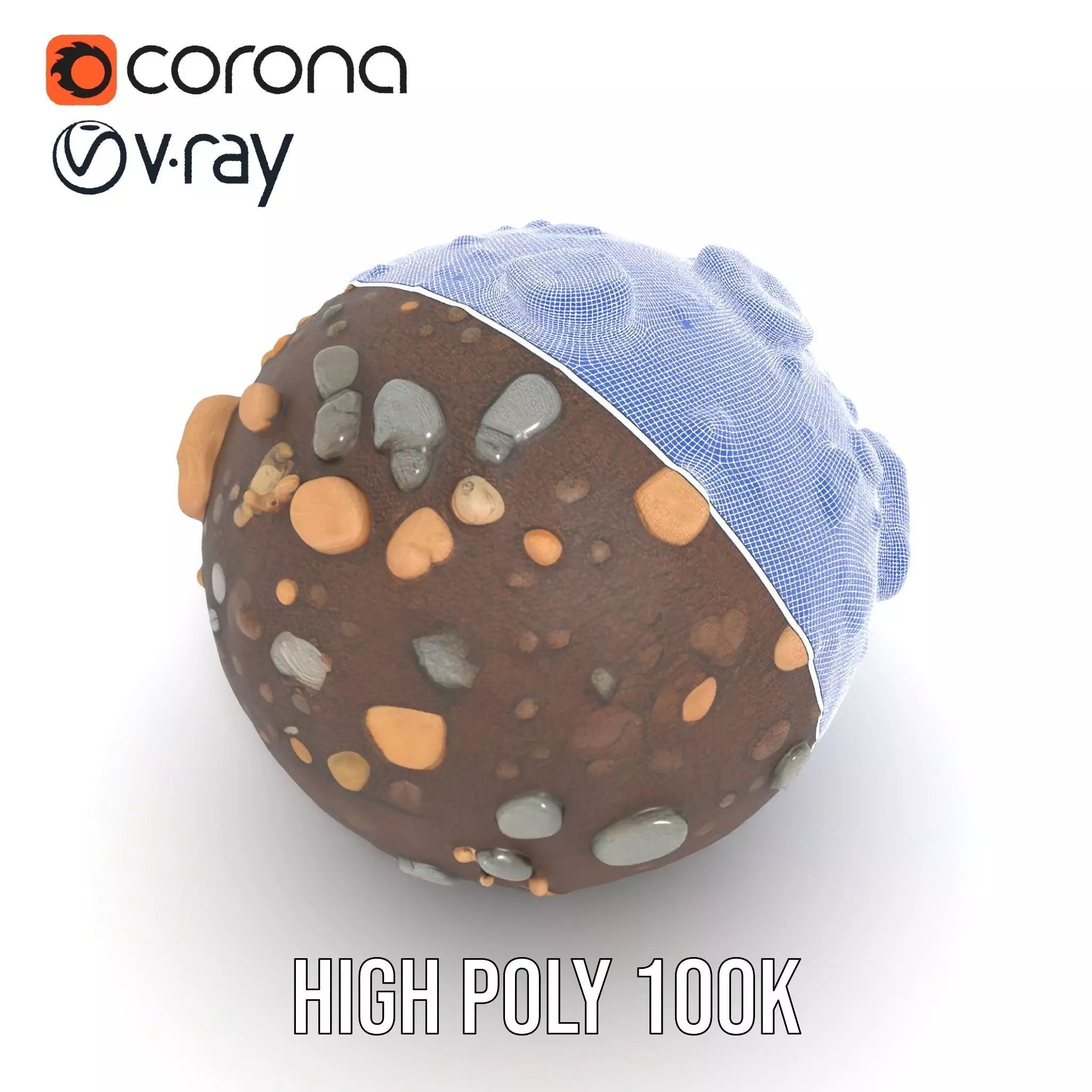 Rocky Terrain Sphere model pack Texture_32