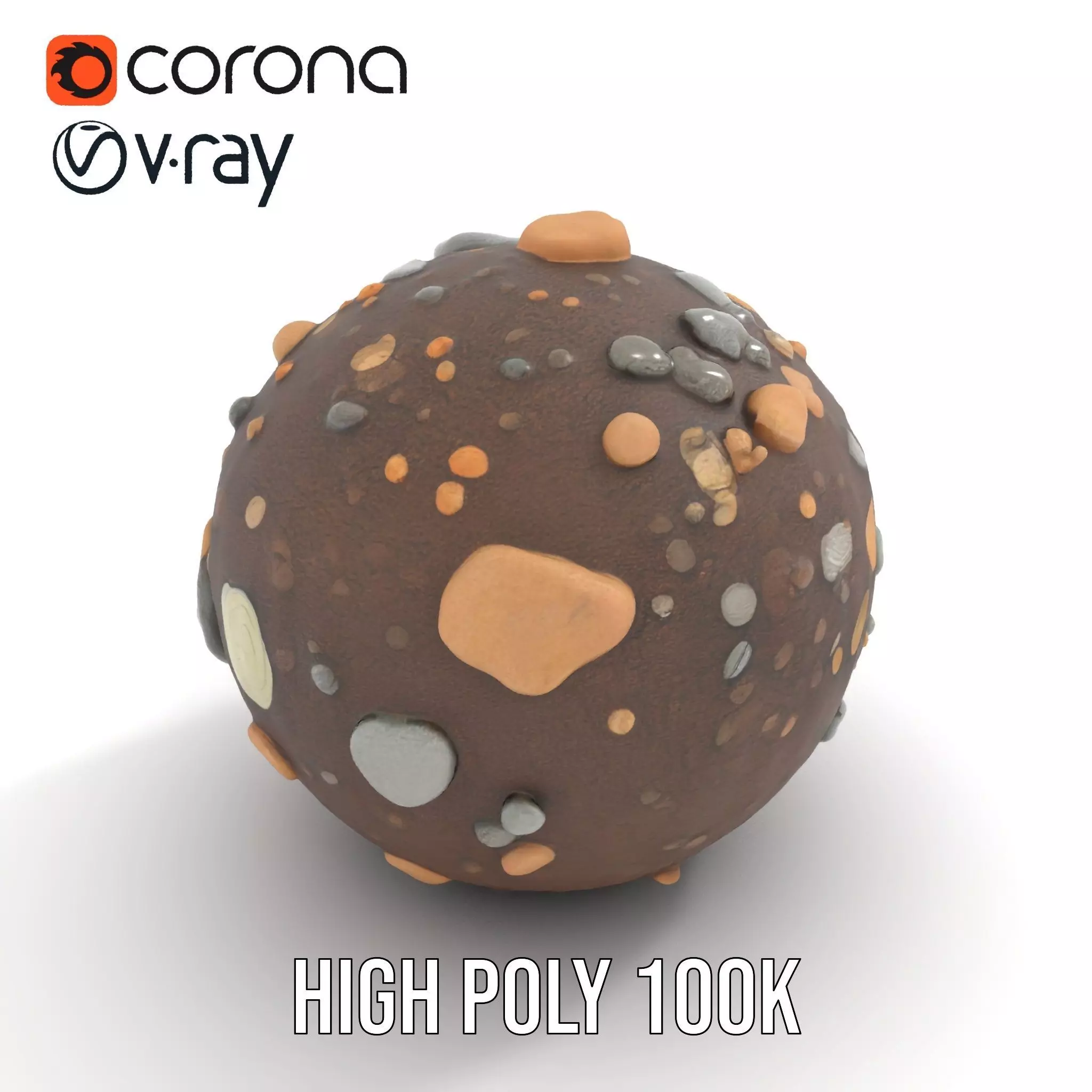 Rocky Terrain Sphere model pack Texture_20