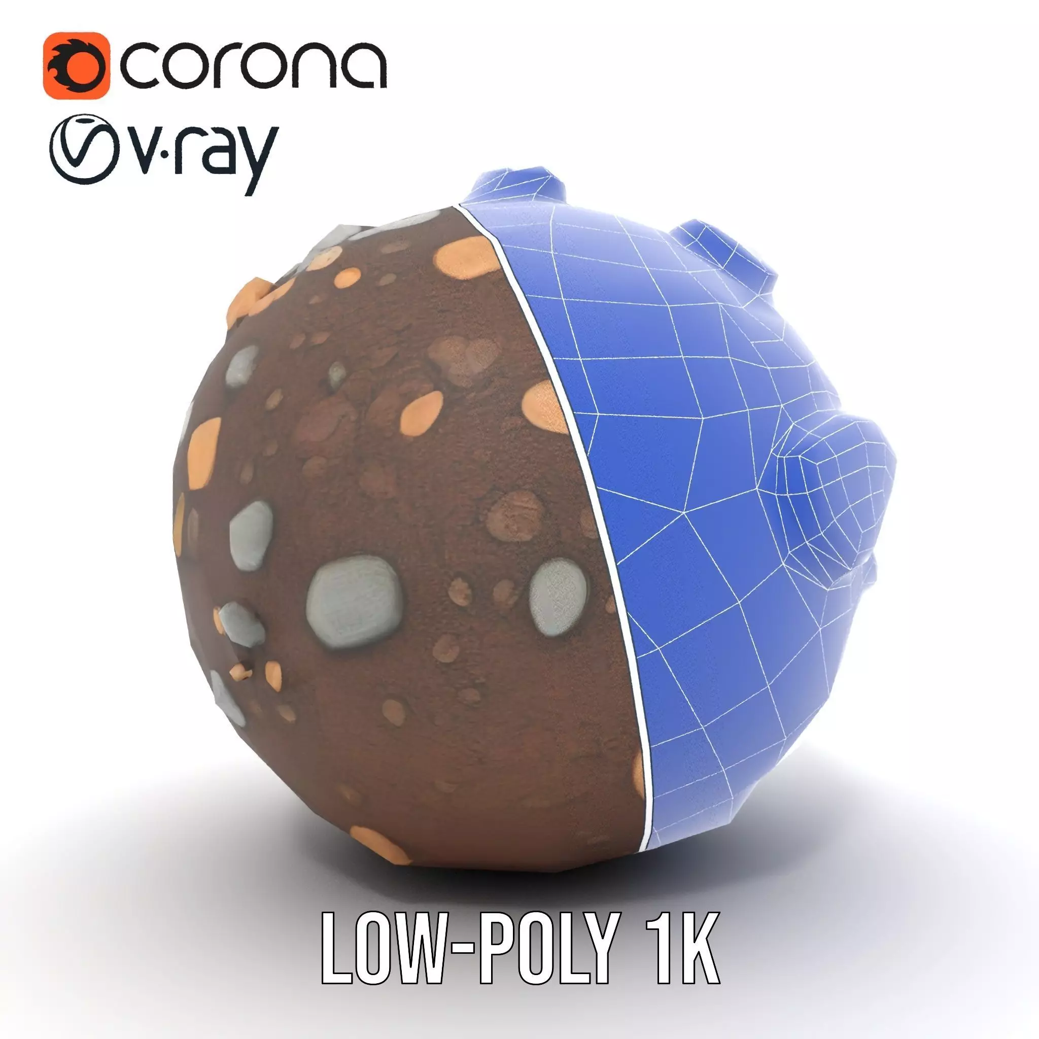 Rocky Terrain Sphere model pack Texture_25