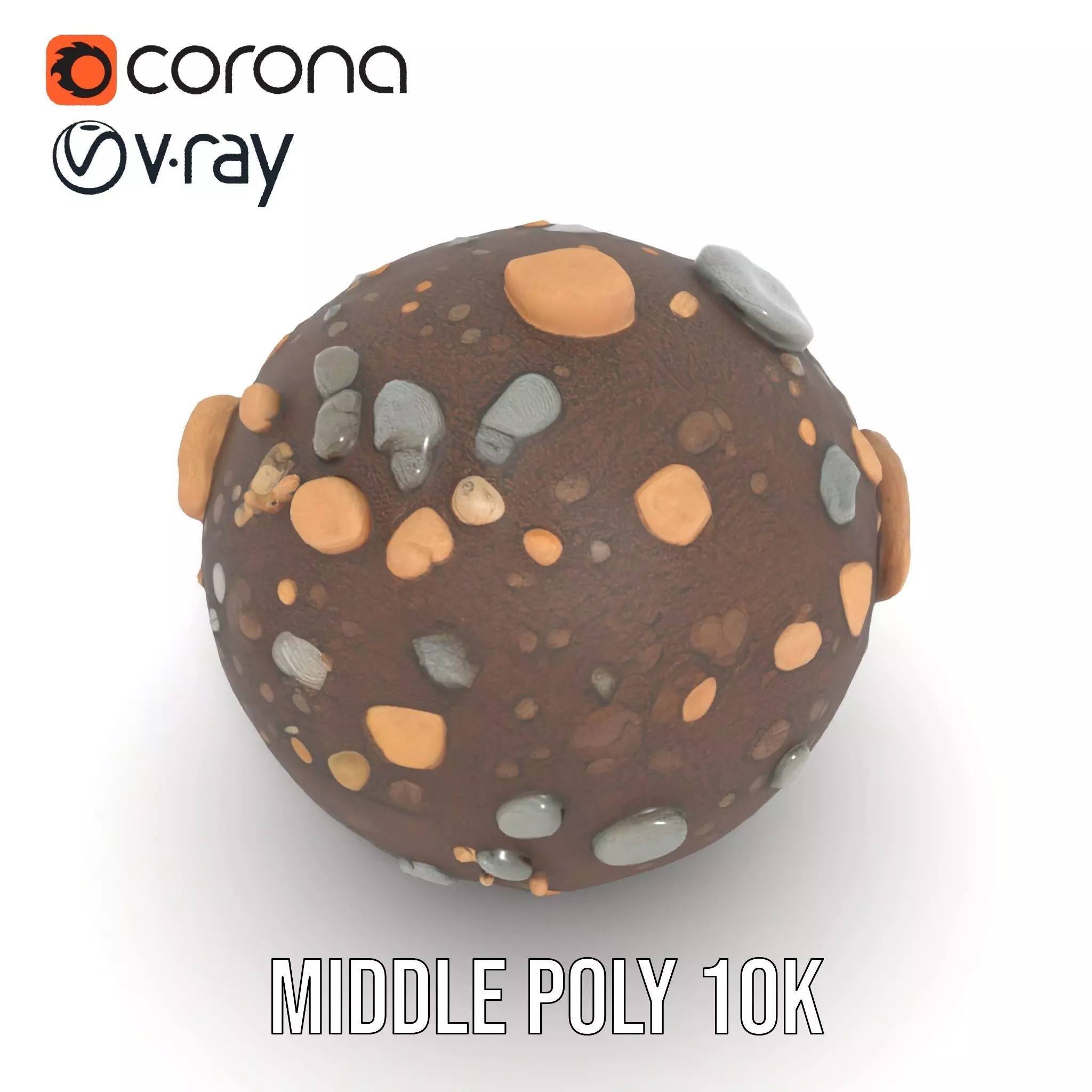 Rocky Terrain Sphere model pack Texture_16