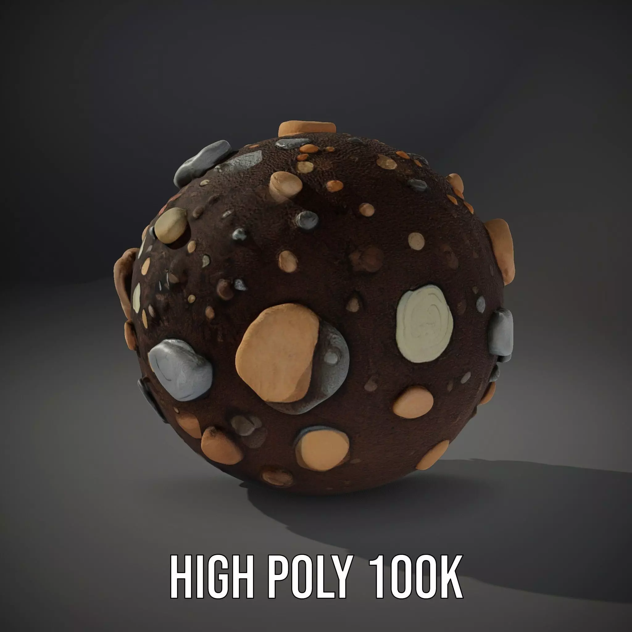 Rocky Terrain Sphere model pack Texture_8