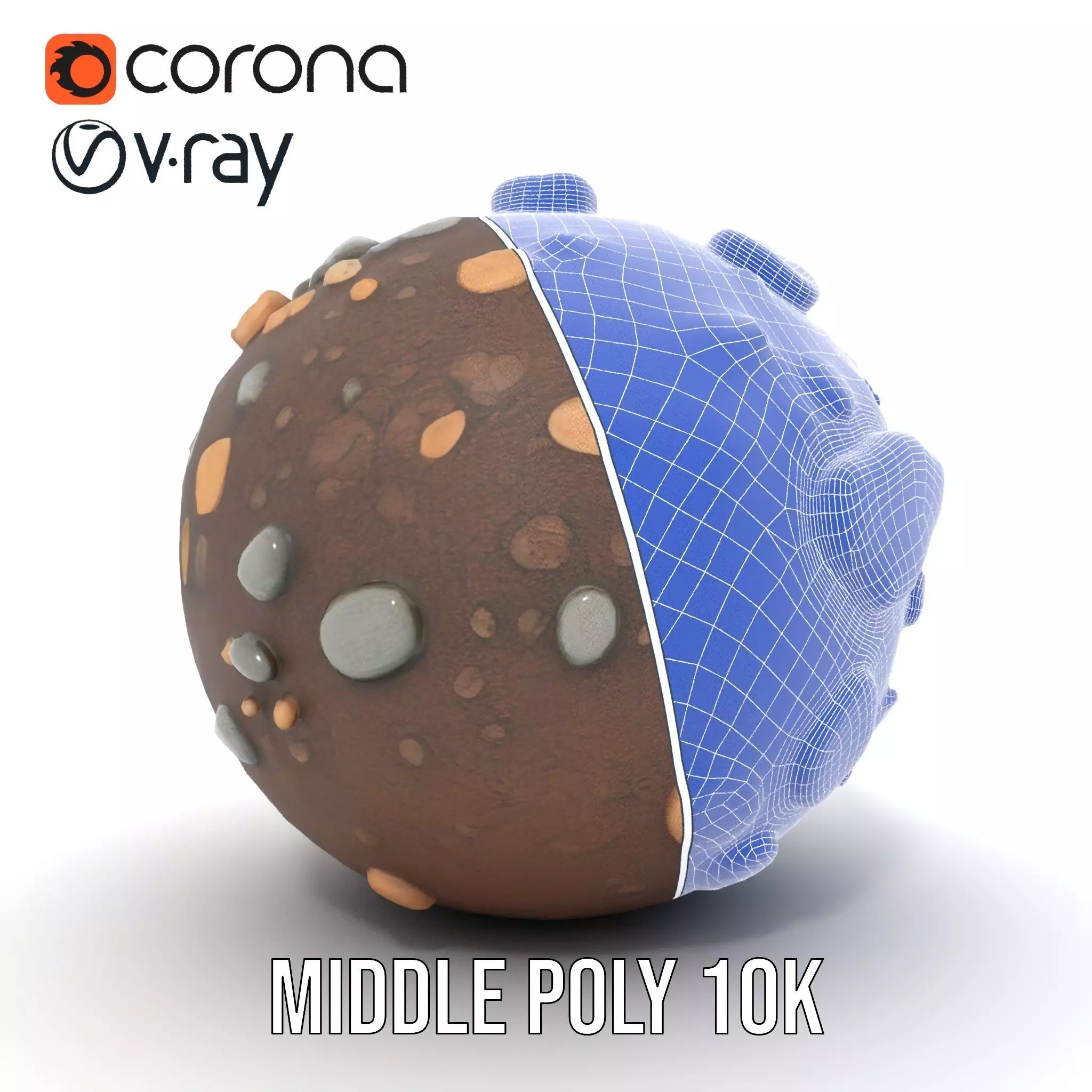 Rocky Terrain Sphere model pack Texture_21