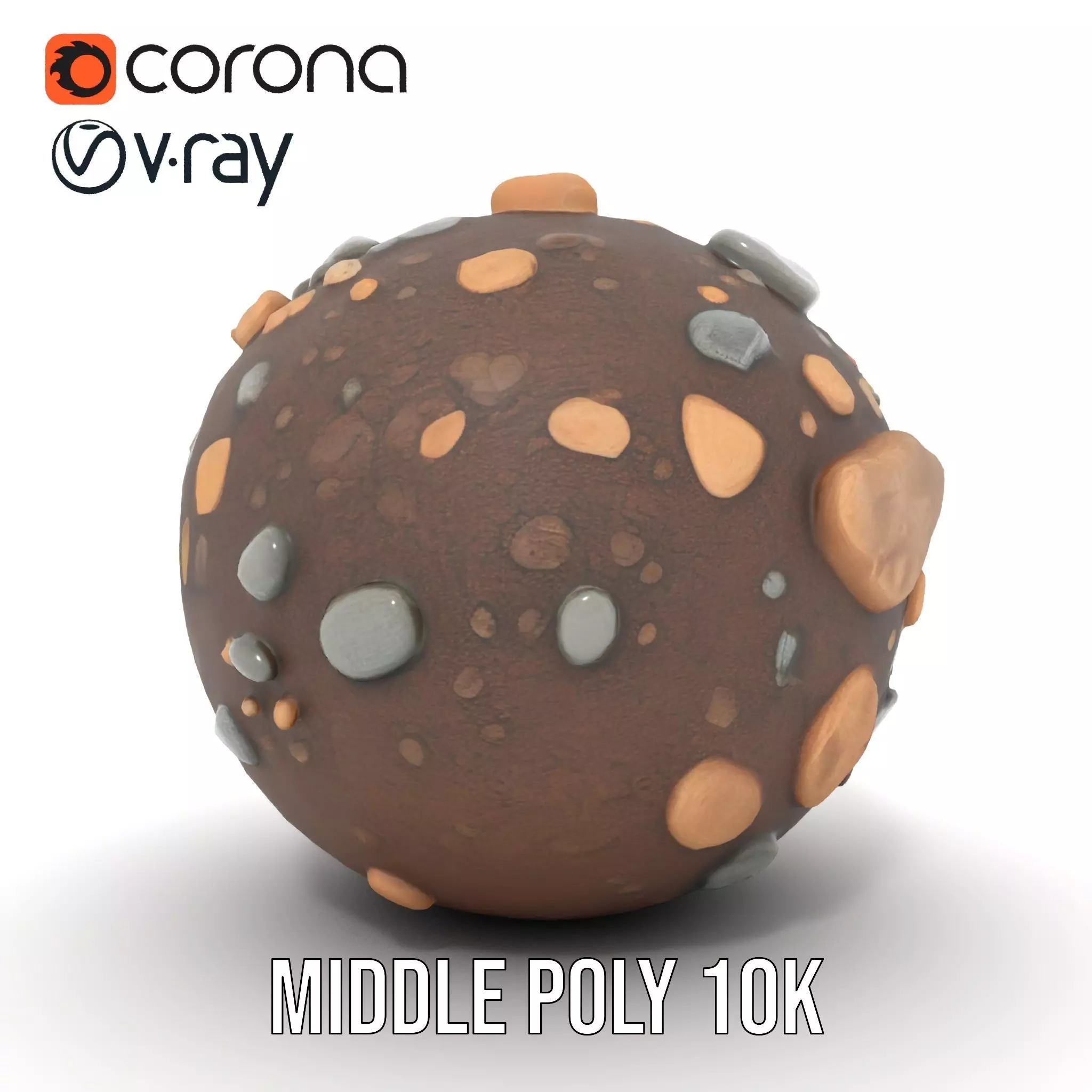 Rocky Terrain Sphere model pack Texture_13