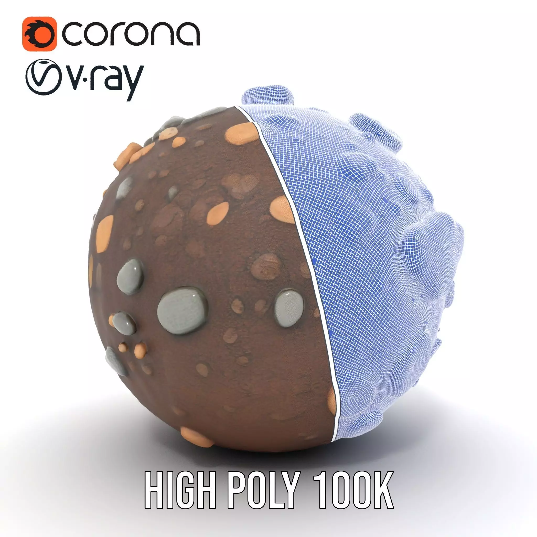 Rocky Terrain Sphere model pack Texture_34