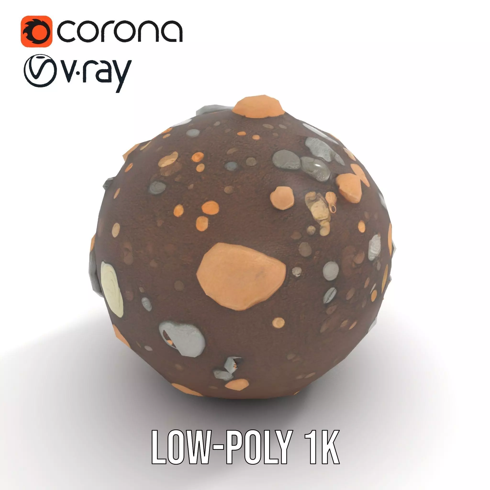 Rocky Terrain Sphere model pack Texture_7