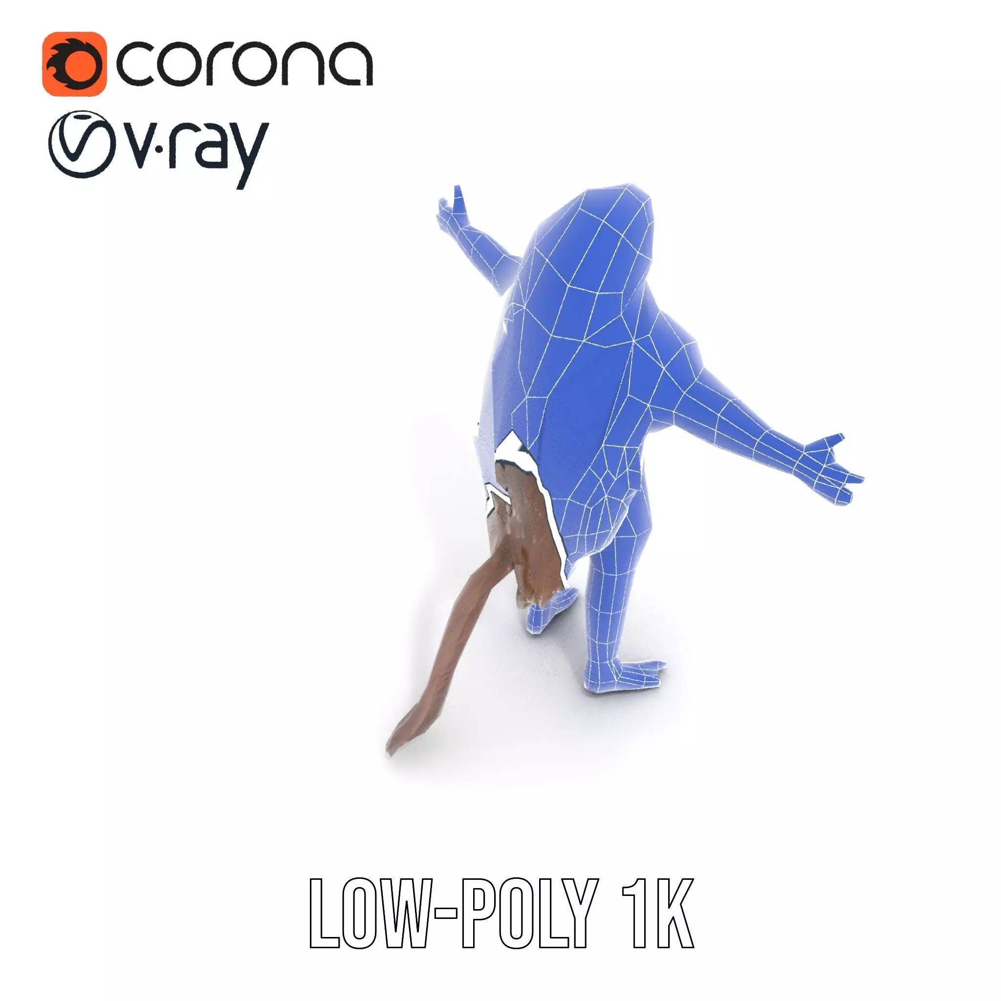 Ferocious Beast Warrior model pack Low-poly 3D model_25