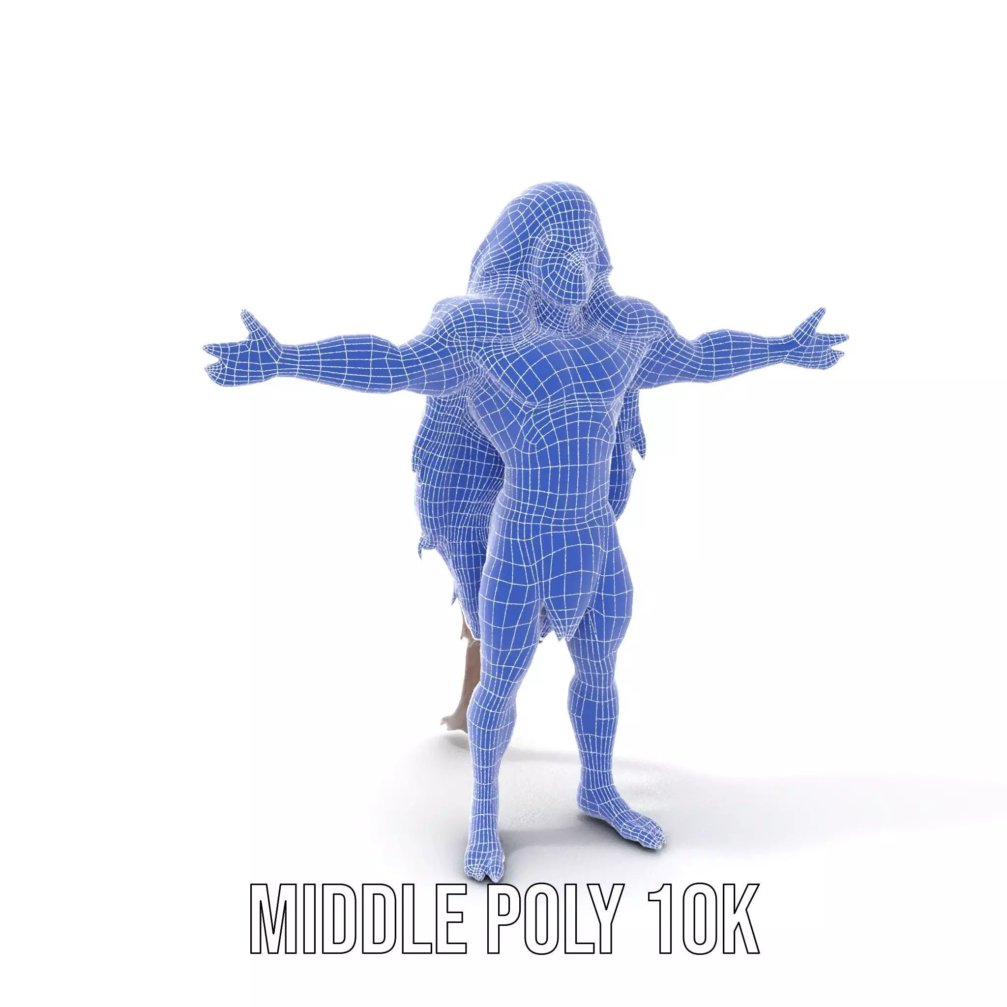 Ferocious Beast Warrior model pack Low-poly 3D model_5
