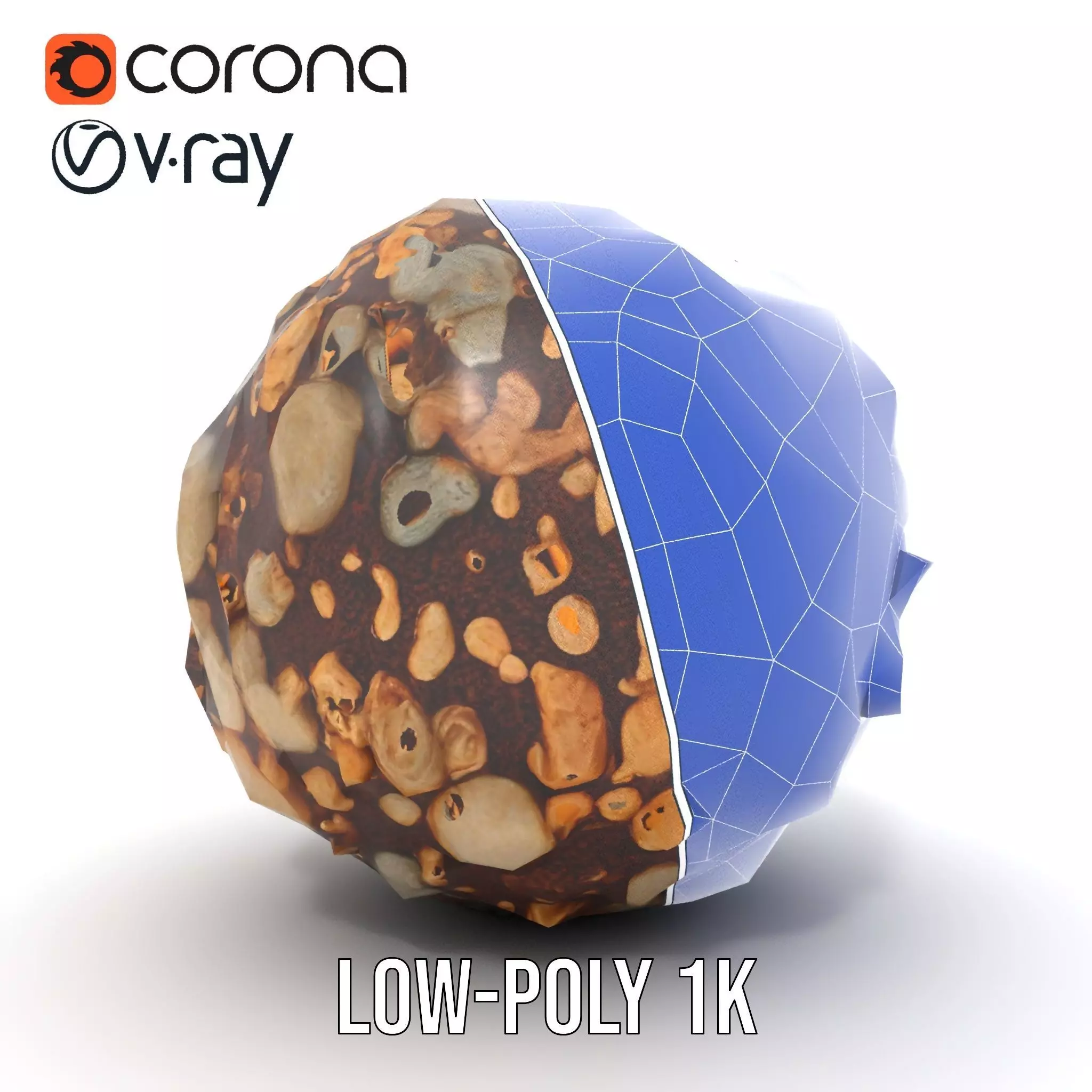 Natural Pebble Surface model pack Texture_28