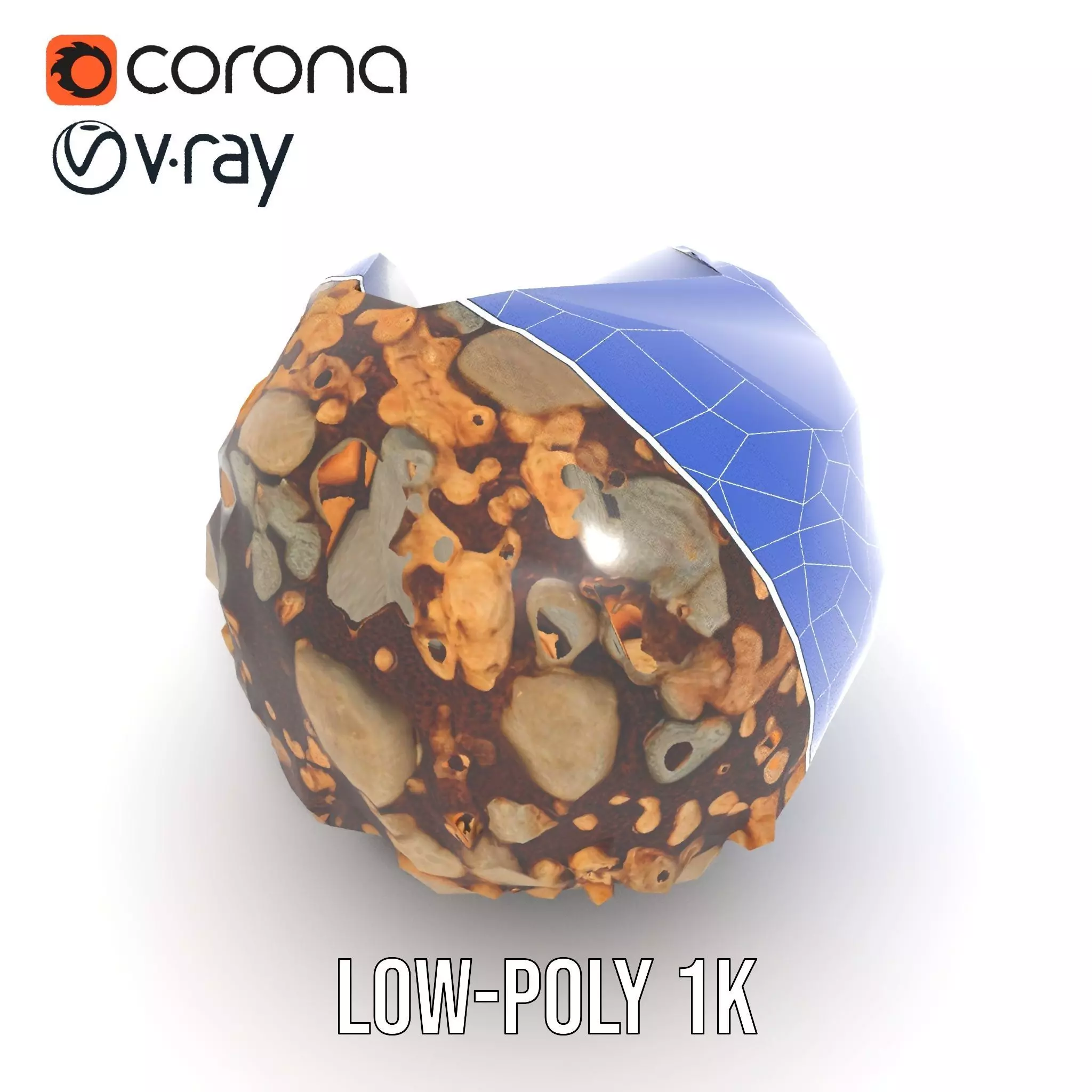 Natural Pebble Surface model pack Texture_25