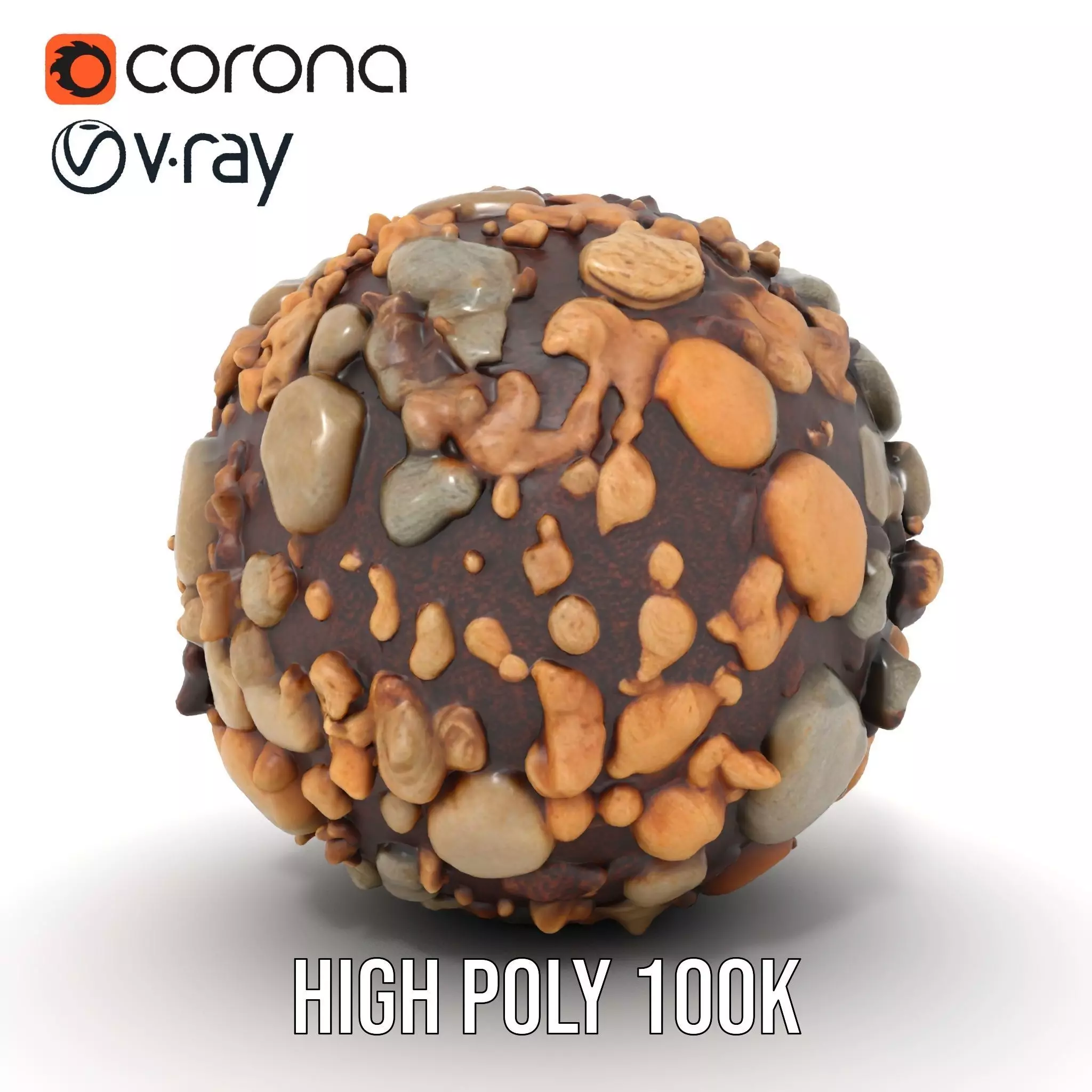 Natural Pebble Surface model pack Texture_5