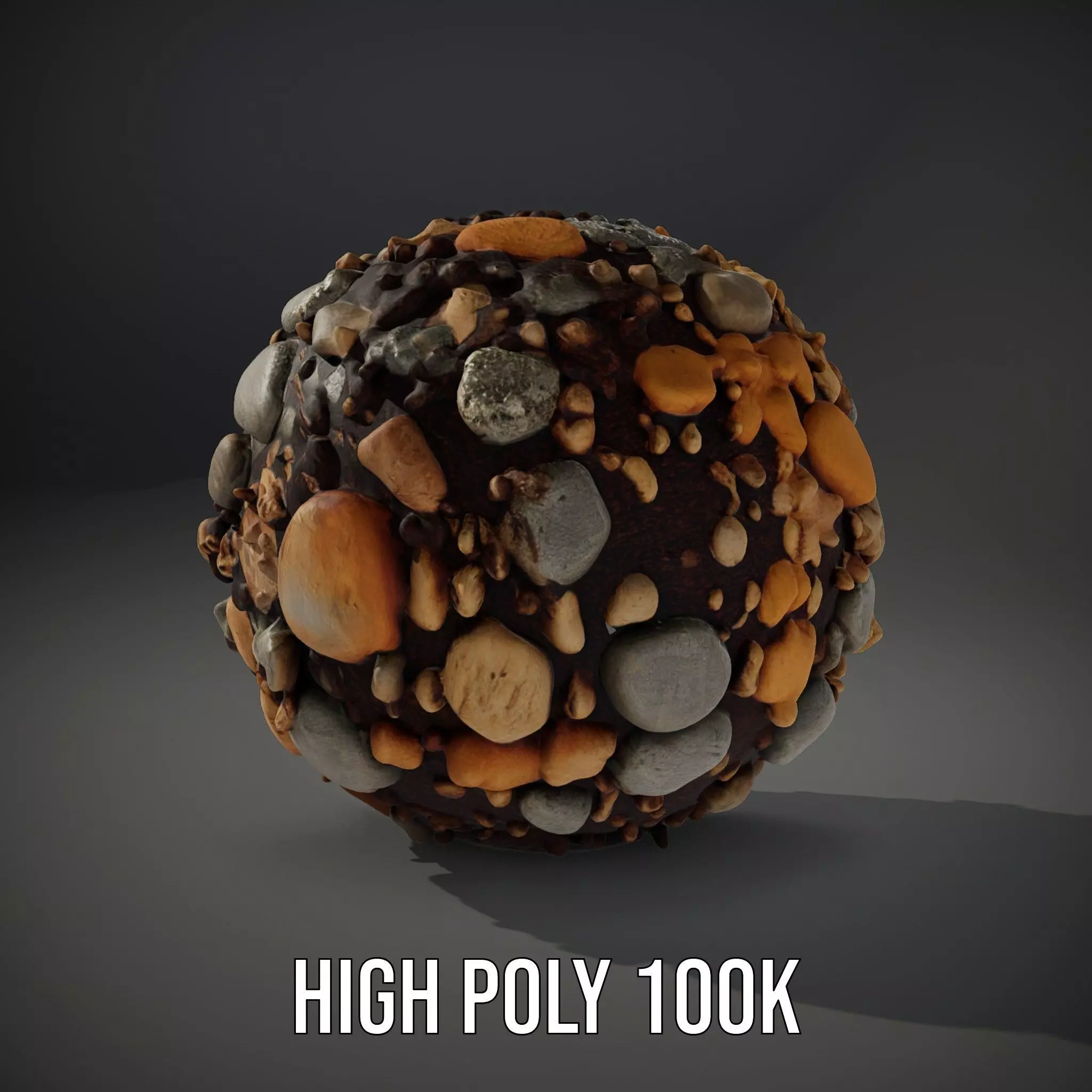 Natural Pebble Surface model pack Texture_8