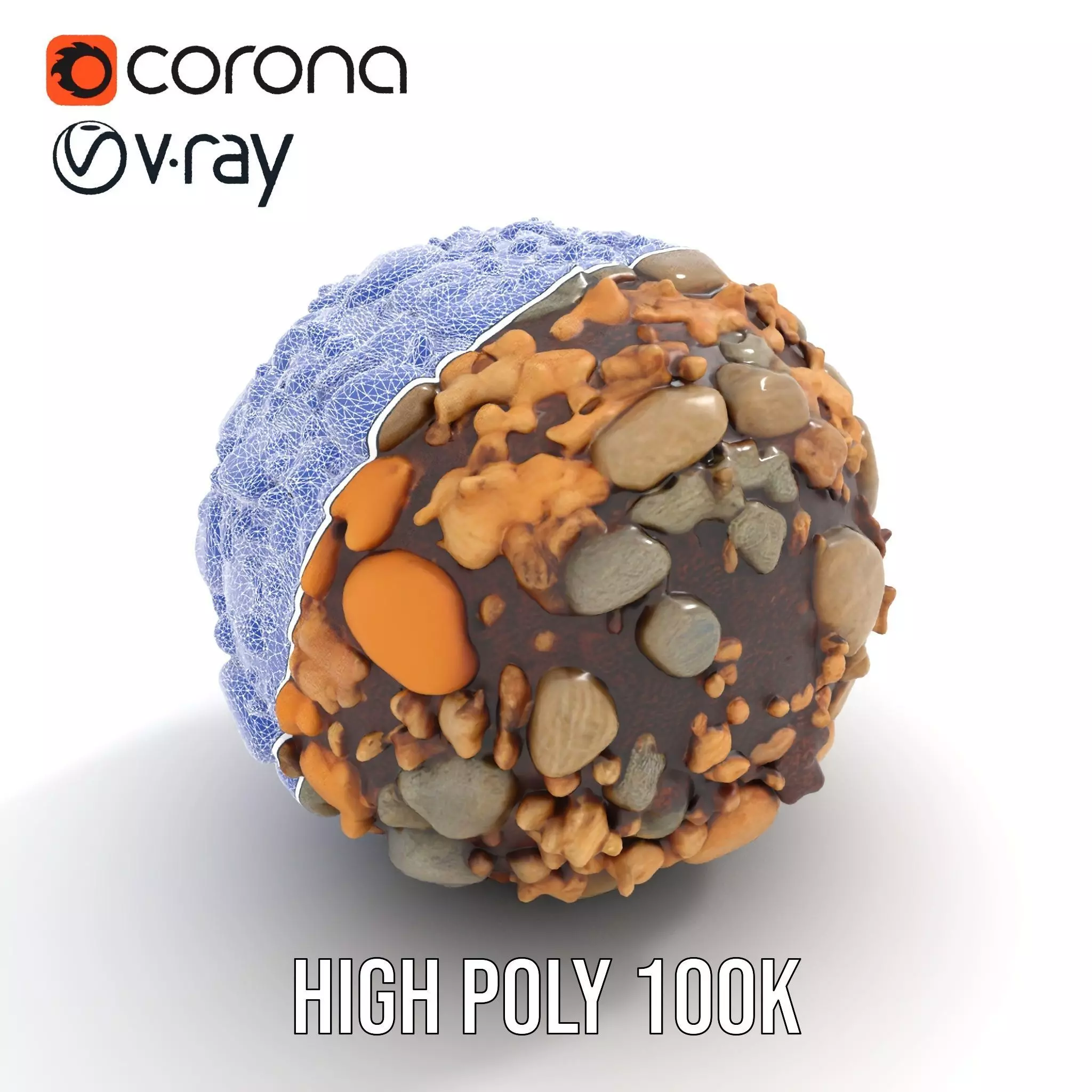 Natural Pebble Surface model pack Texture_21