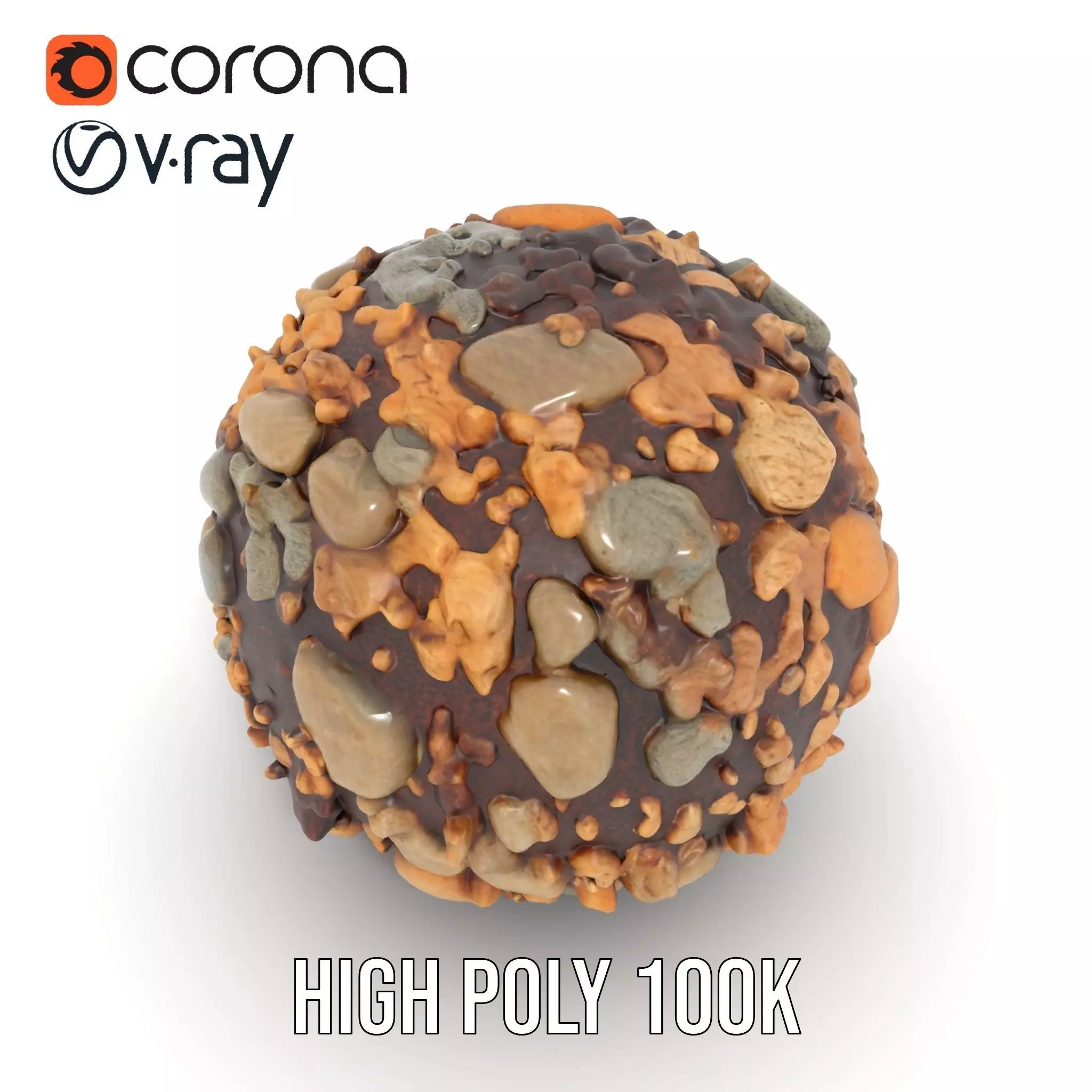 Natural Pebble Surface model pack Texture_6