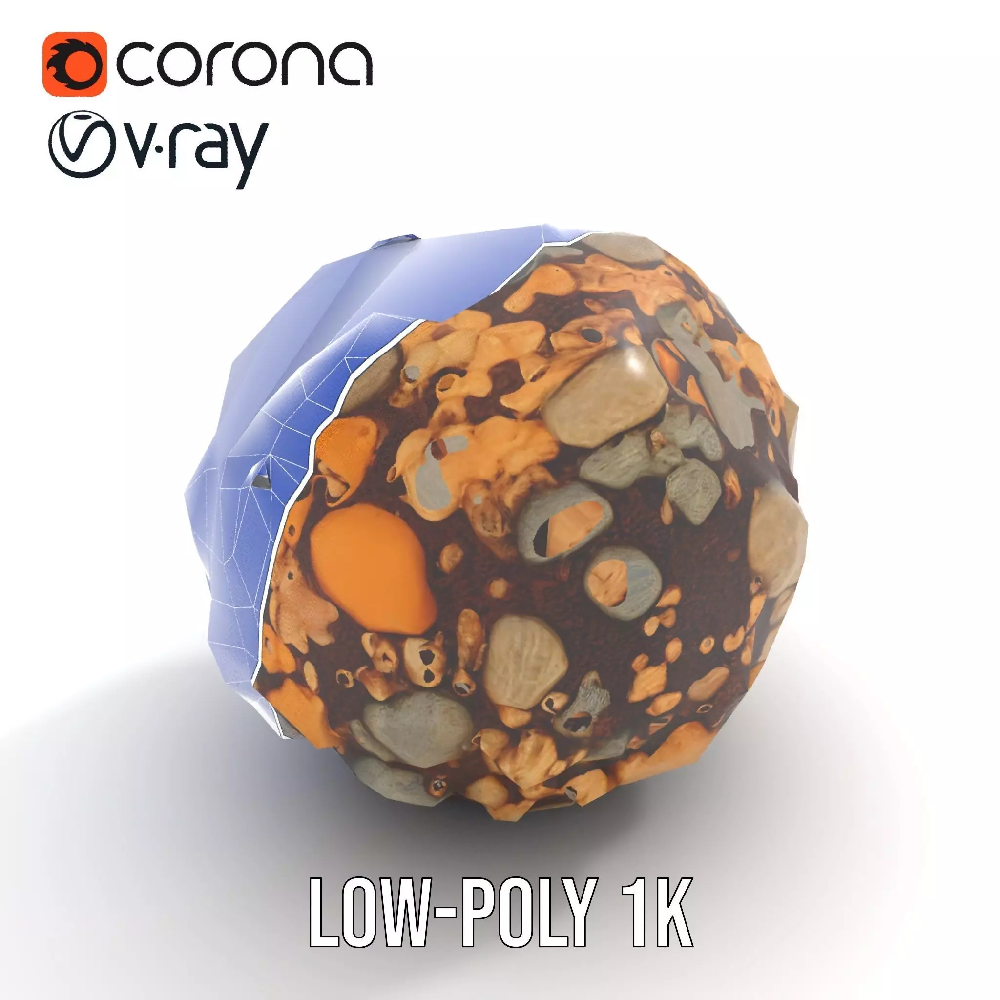 Natural Pebble Surface model pack Texture_19