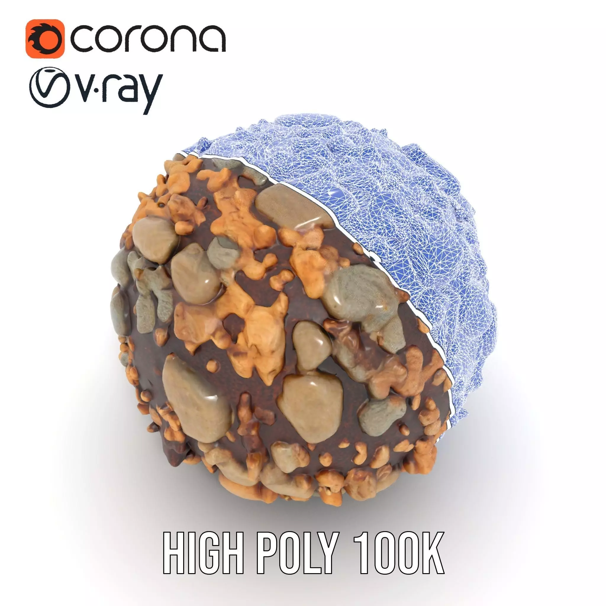 Natural Pebble Surface model pack Texture_32