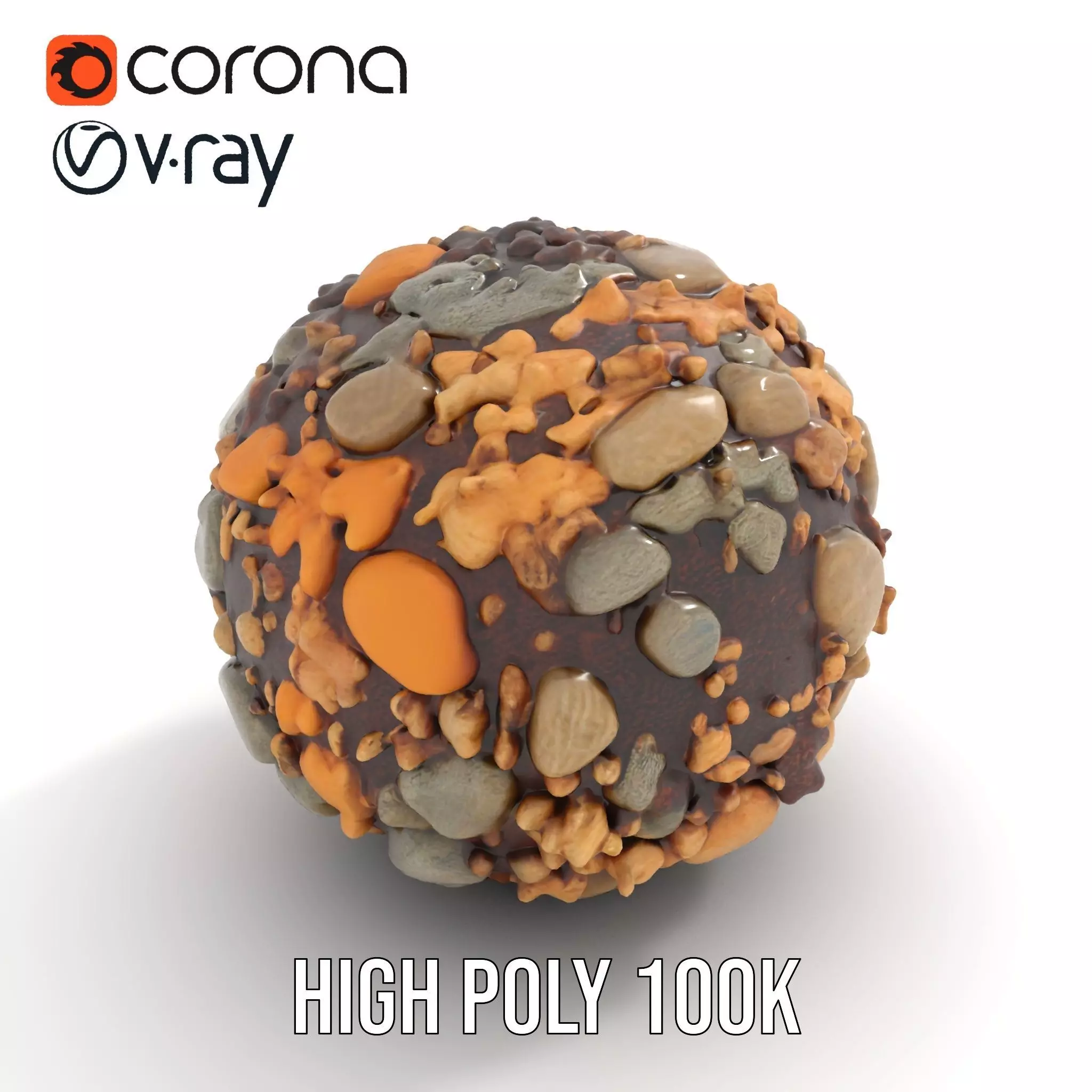 Natural Pebble Surface model pack Texture_17