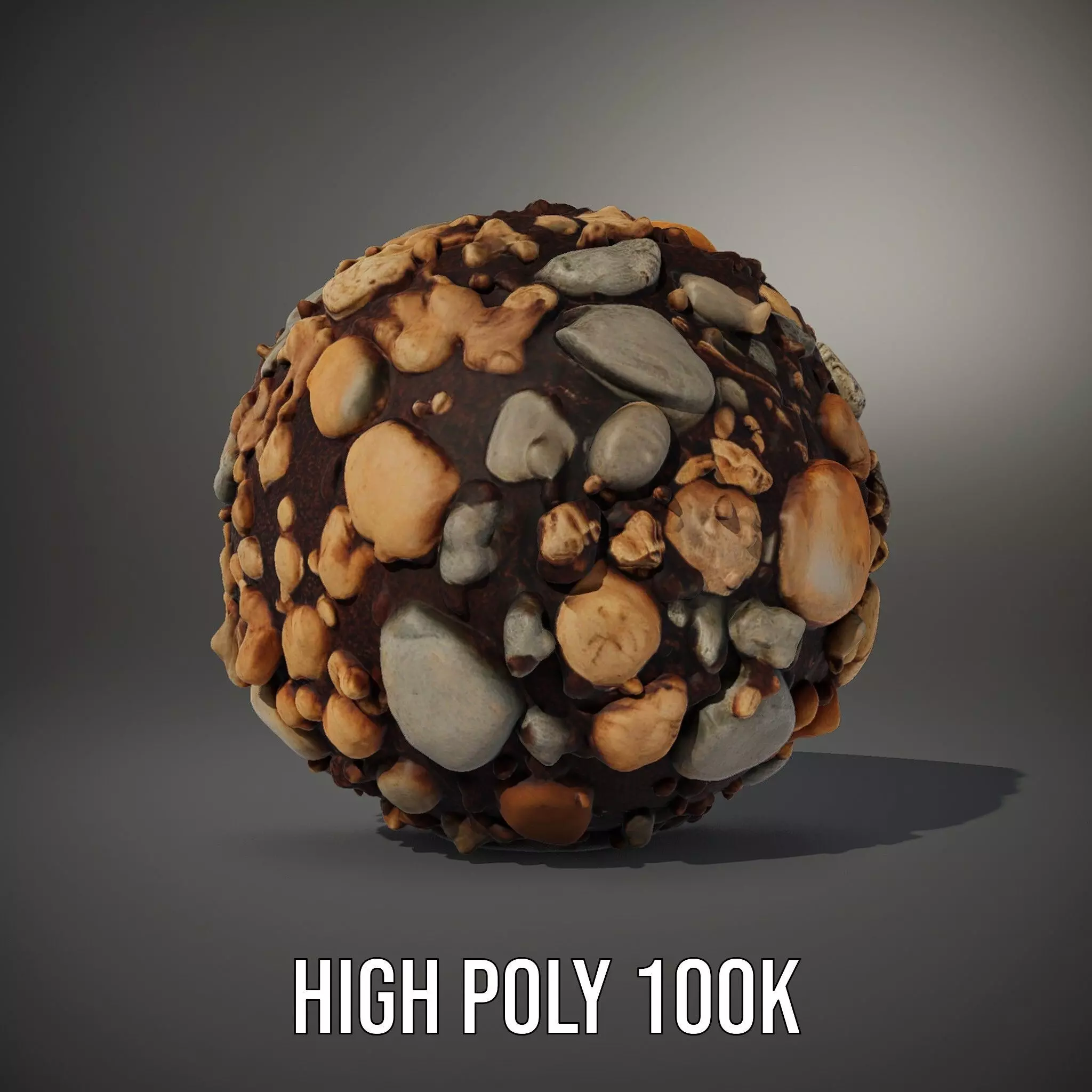 Natural Pebble Surface model pack Texture_10