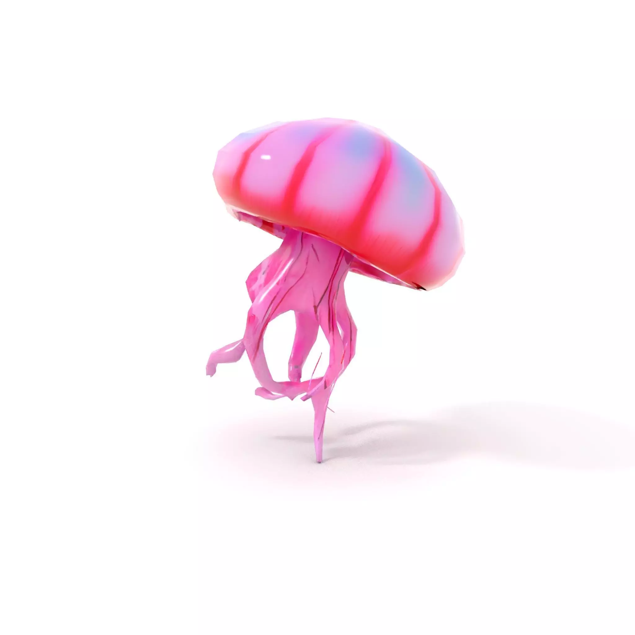 Vibrant Jellyfish model pack Low-poly 3D model_14