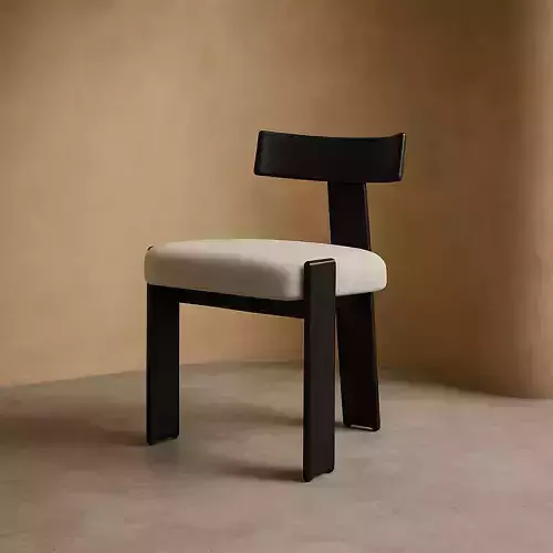 Titan Modern Dining Chair 3D Model