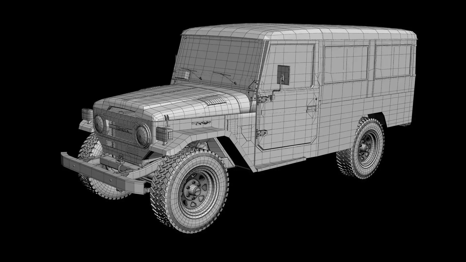Toyota Land Cruiser FJ47 3D model_17