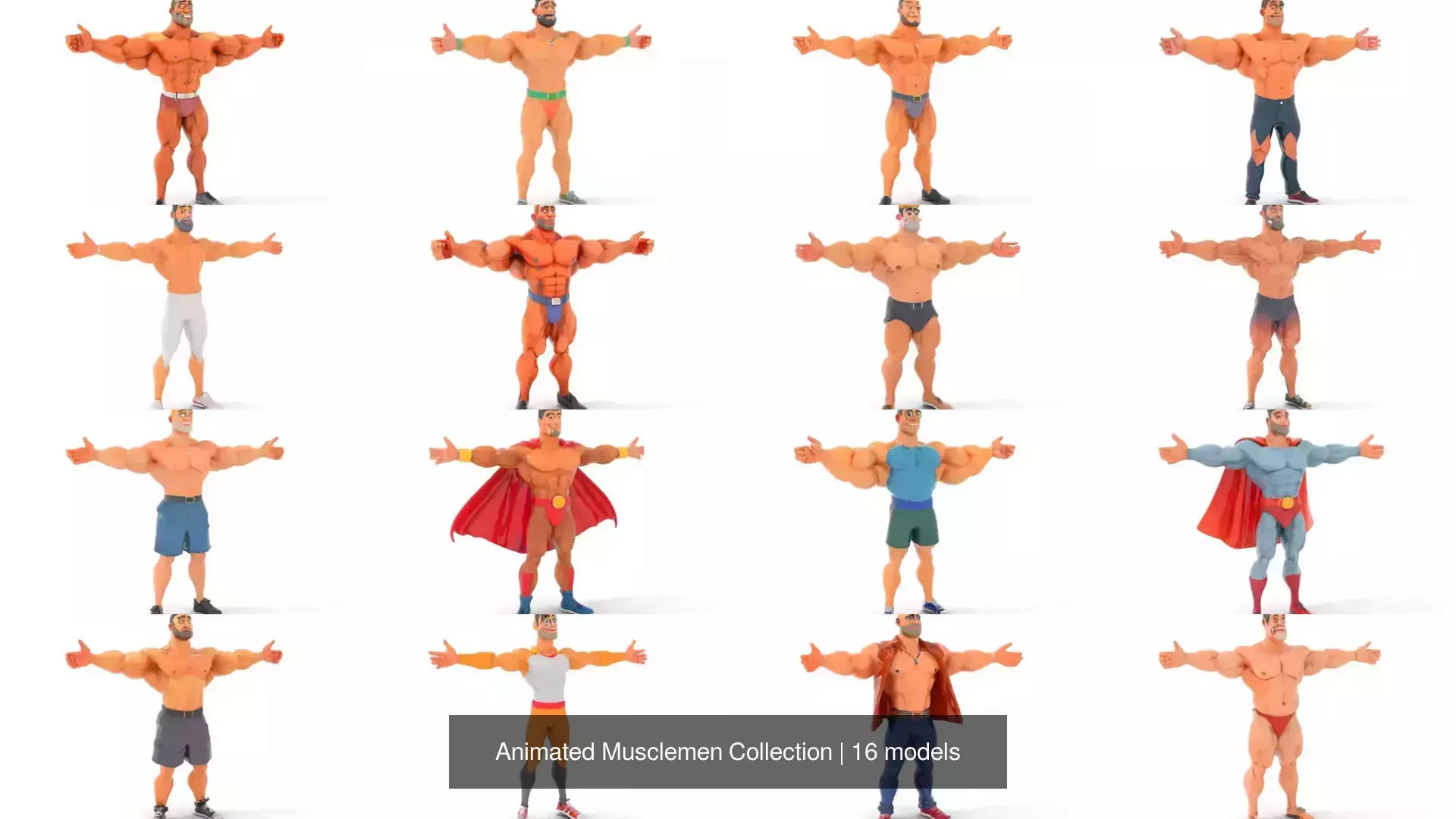 Animated Musclemen Collection _0