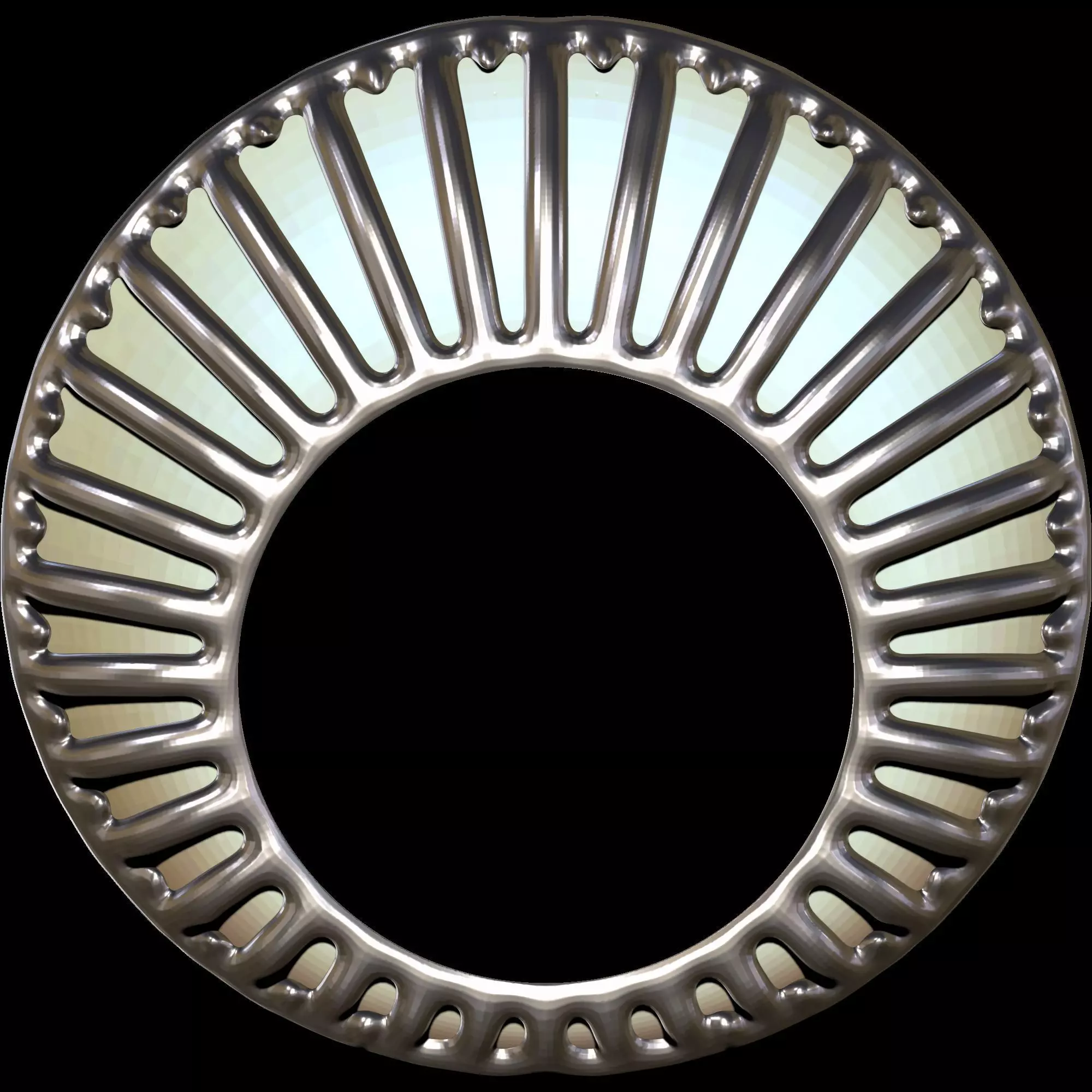 Enamel Fan Ring 3D print model_5