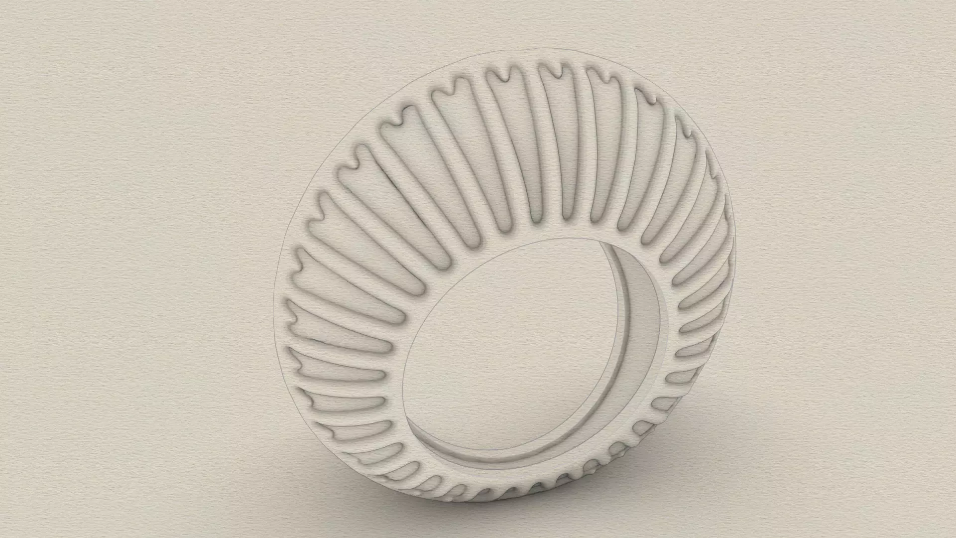 Enamel Fan Ring 3D print model_13
