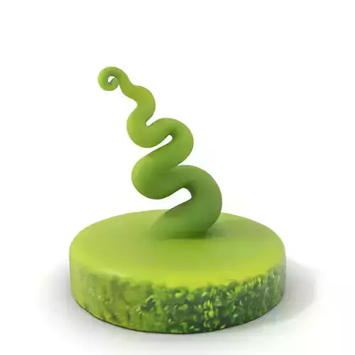 Curly Moss Art model pack Low-poly 3D model