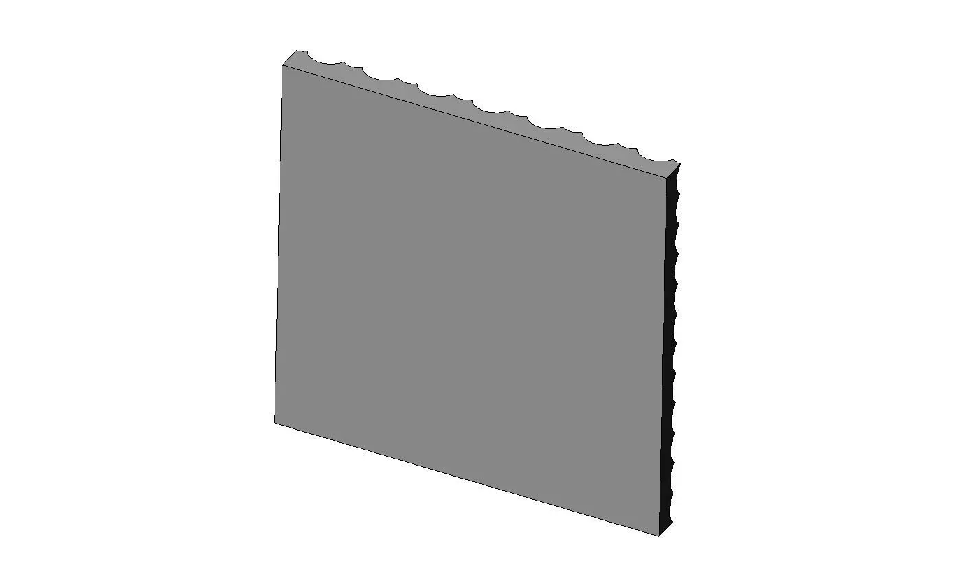 Hexagonal dome texture 3d relief panel for CNC and 3d prinitng 3D print model_4