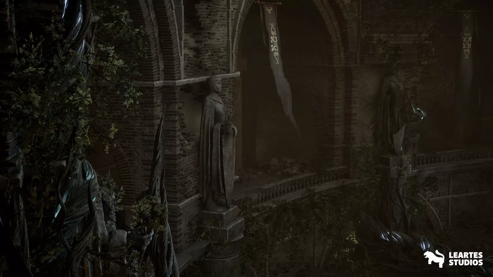 Battle Arena Environment Low-poly 3D model_10