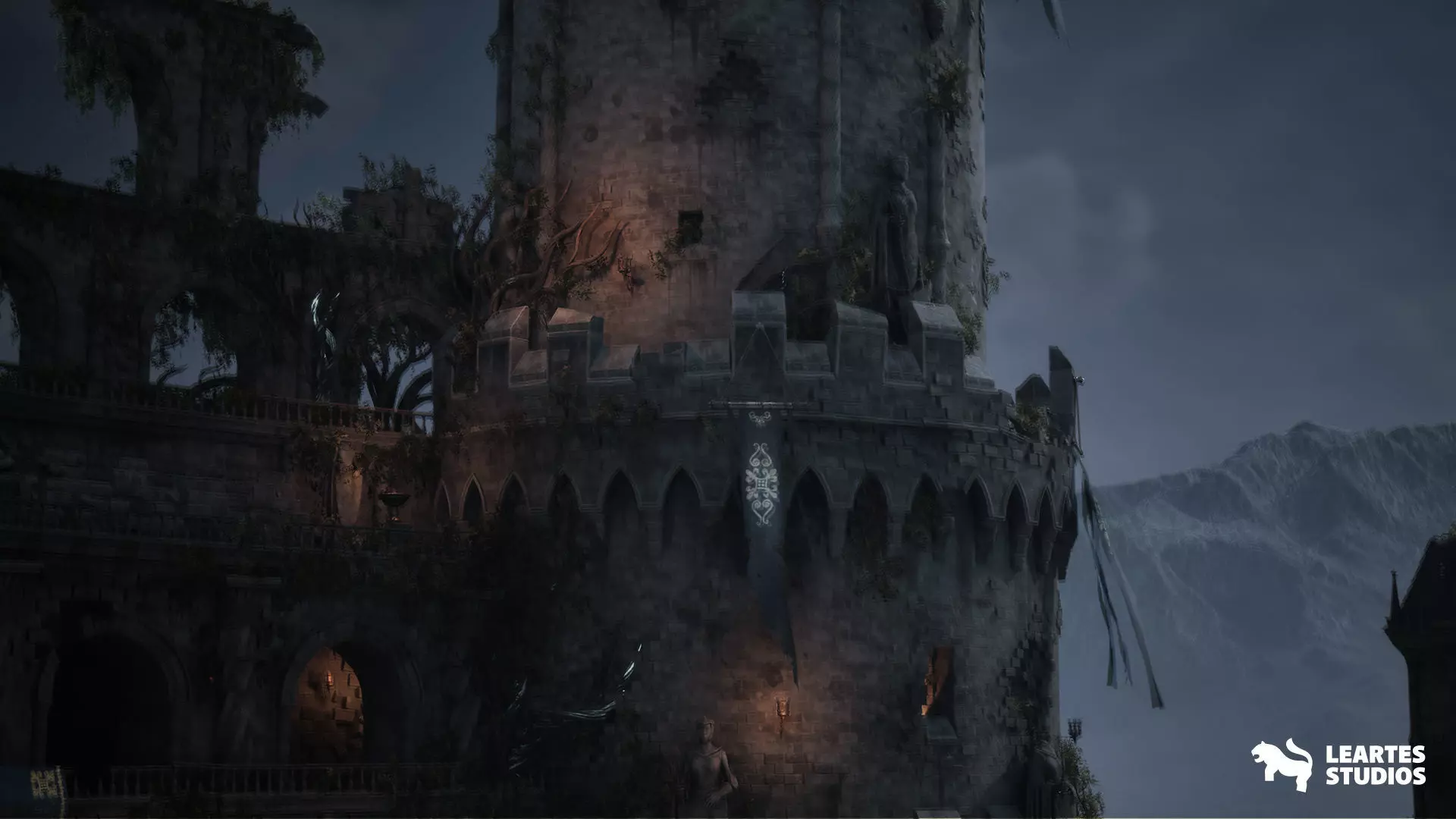 Battle Arena Environment Low-poly 3D model_12