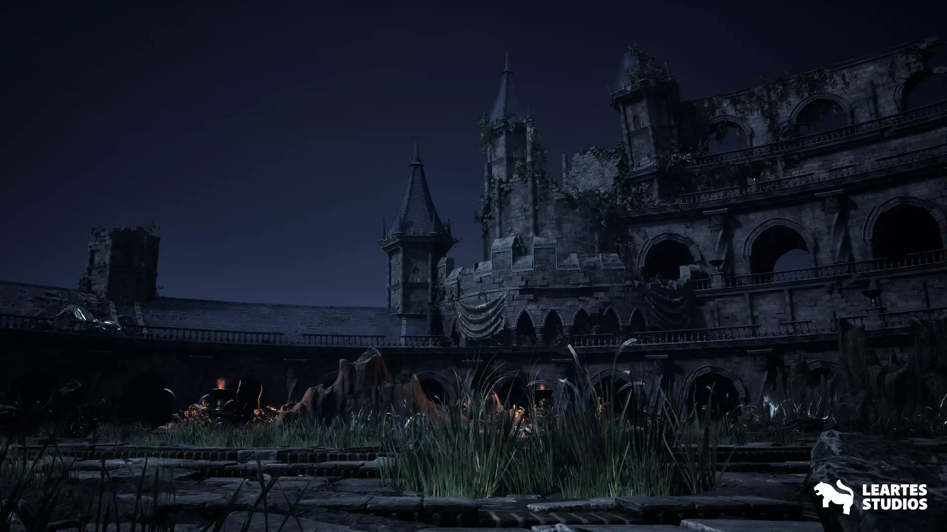 Battle Arena Environment Low-poly 3D model_11