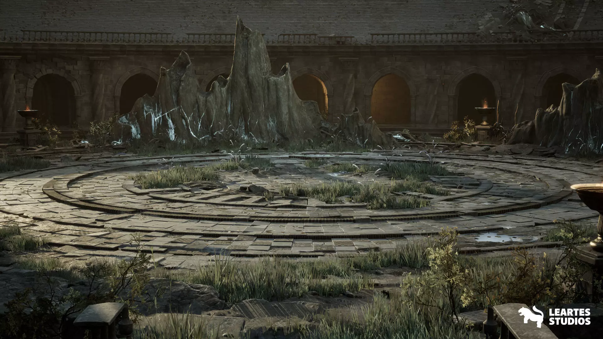 Battle Arena Environment Low-poly 3D model_18