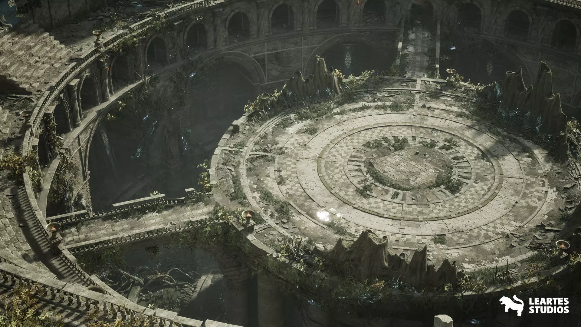 Battle Arena Environment Low-poly 3D model_20